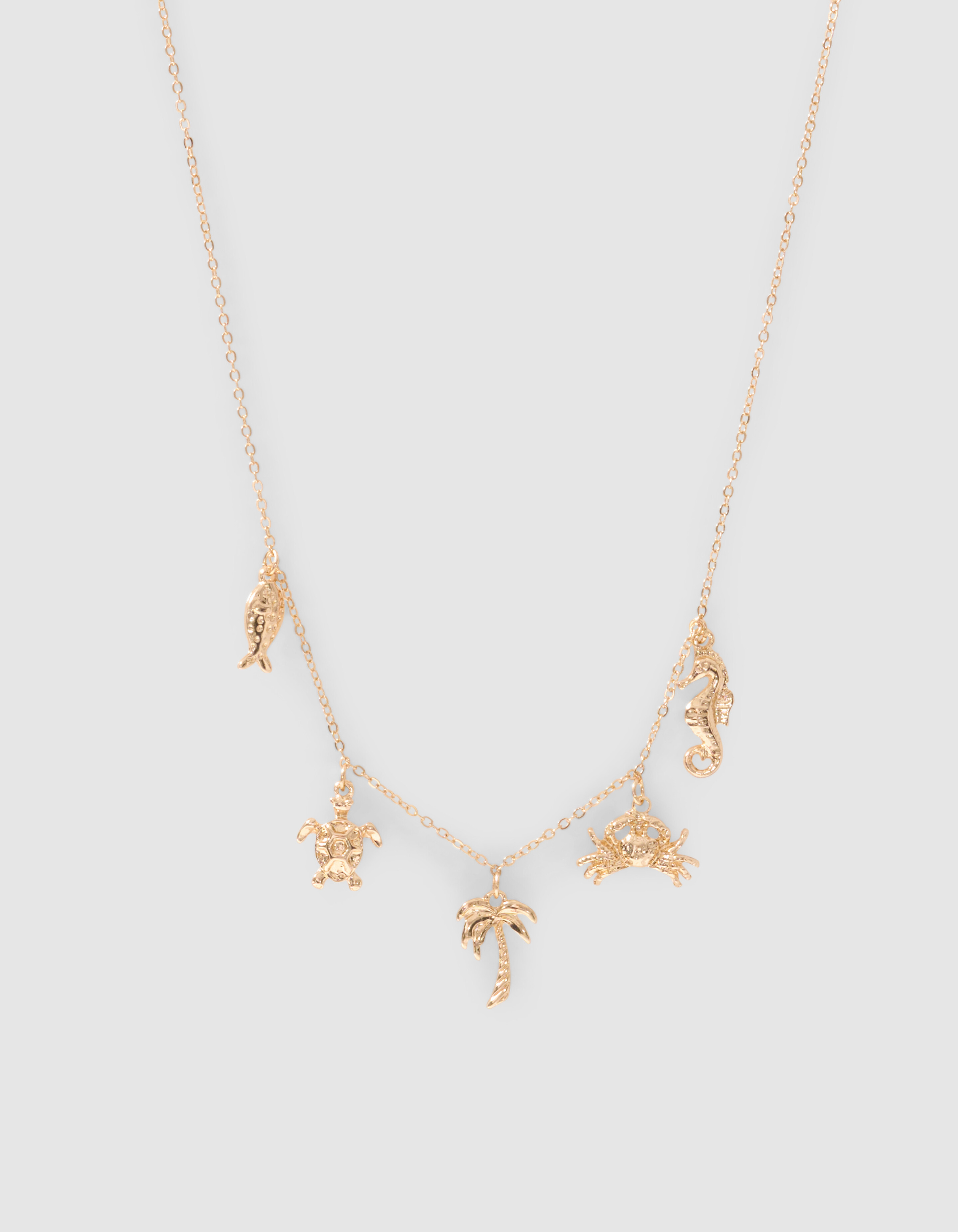 Sea Charm Halskette Gold SHOEBY ACCESSOIRES