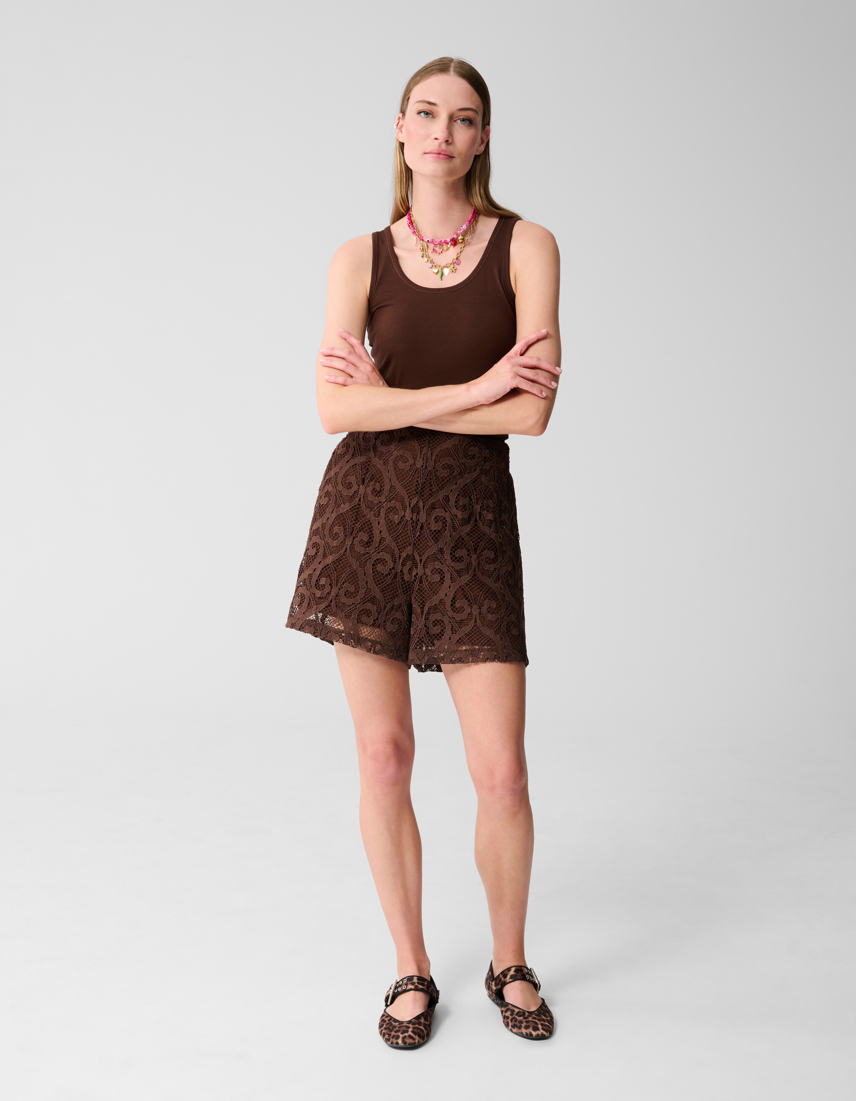 Basic Tanktop Braun SHOEBY WOMEN