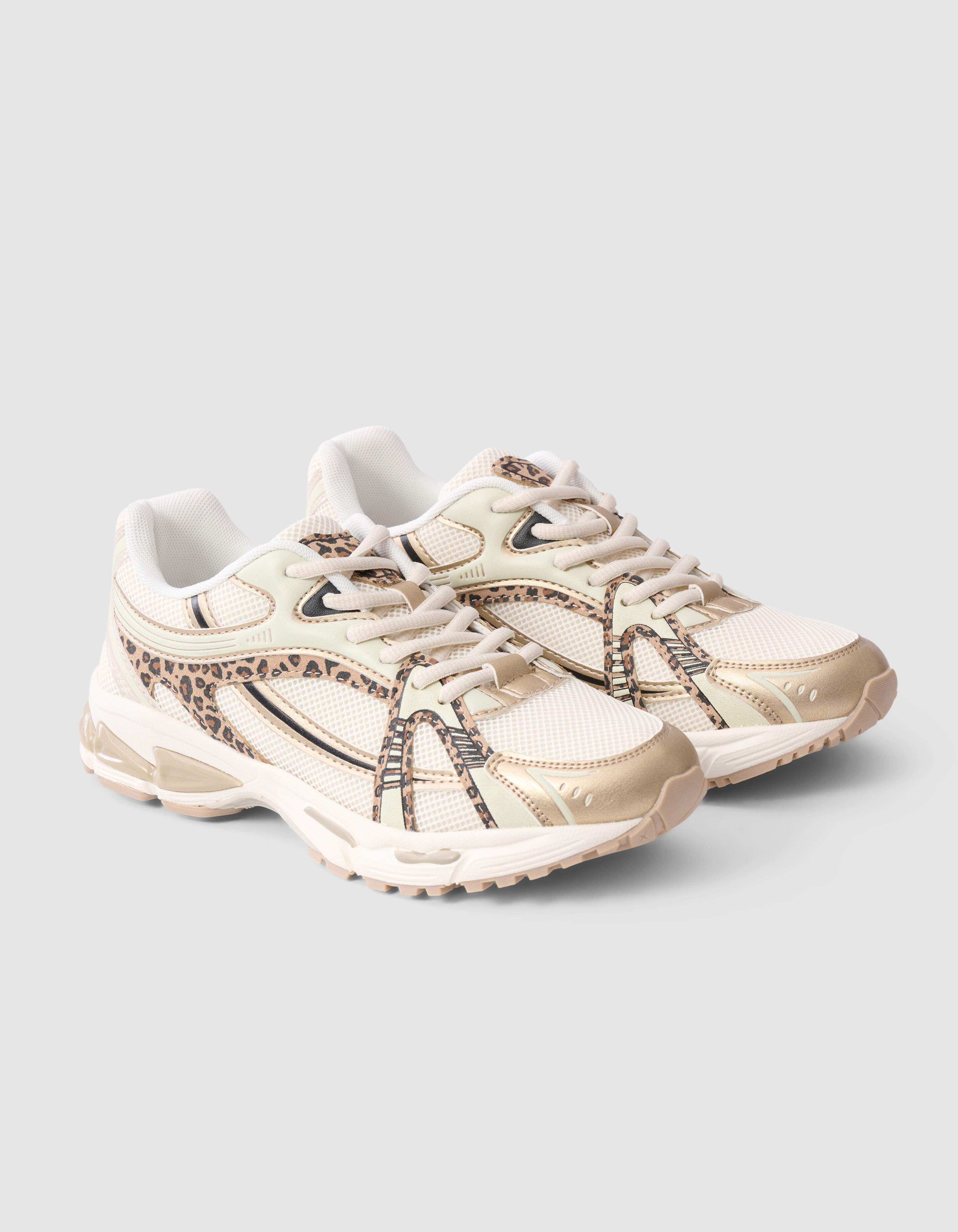 Leopard Turnschuhe Sand SHOEBY SHOES
