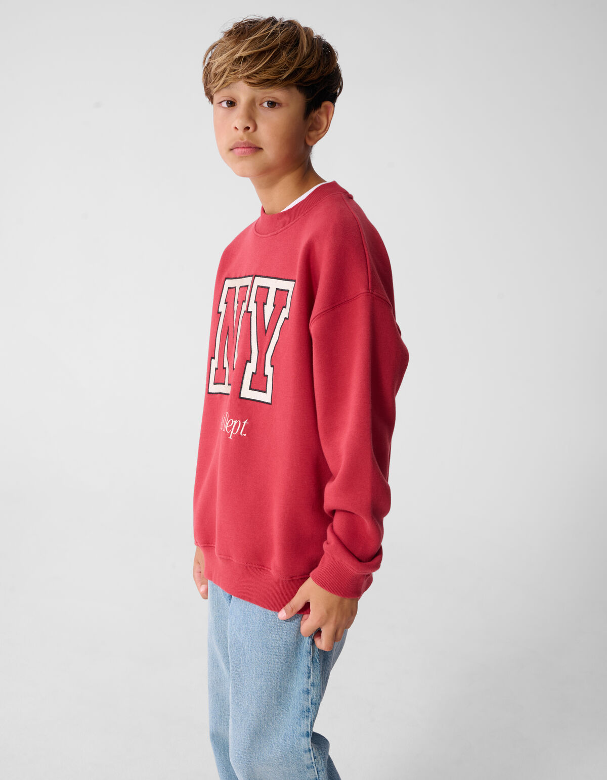 Logo Sweater Rot SHOEBY BOYS