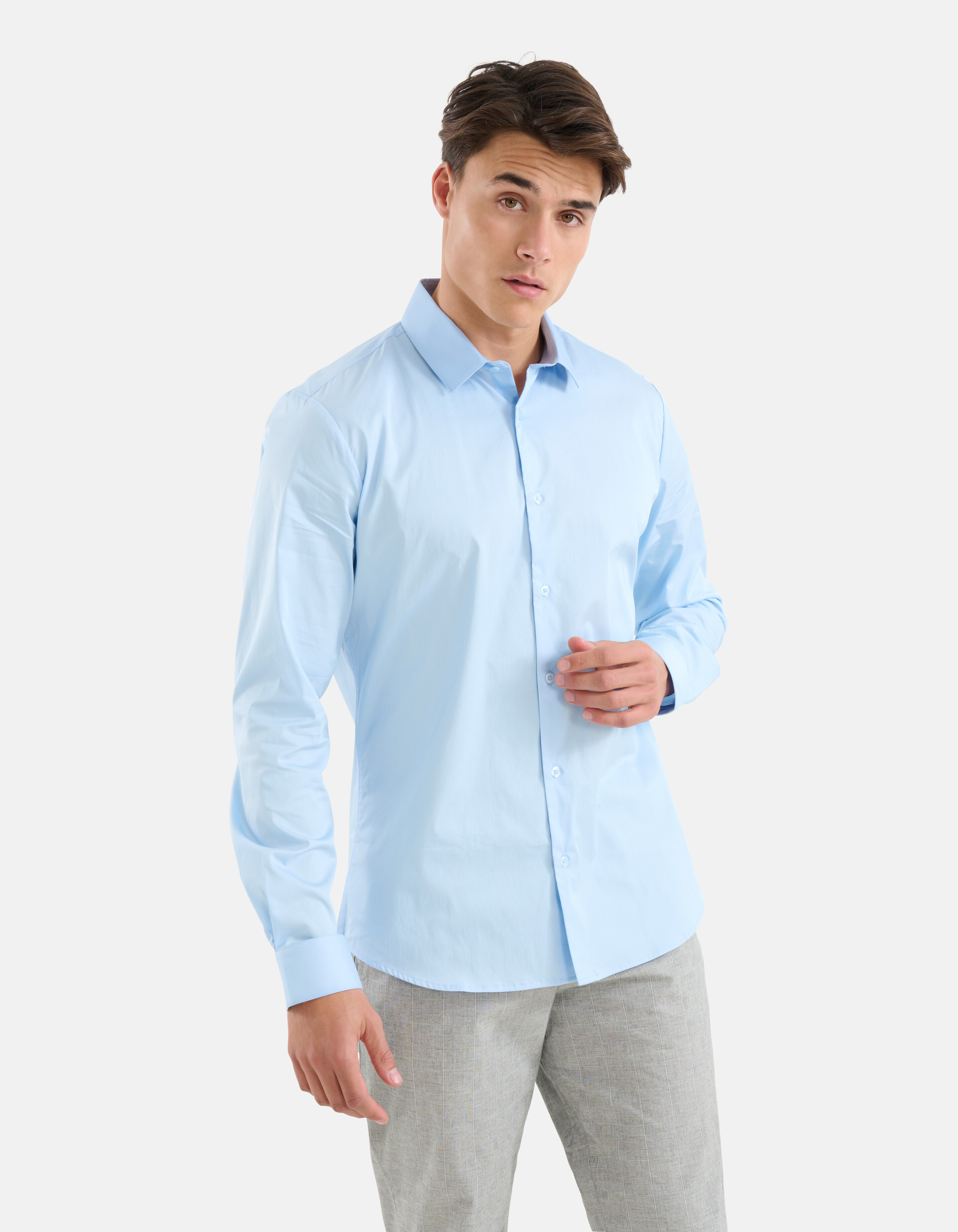 Basic Hemd Hellblau SHOEBY MEN