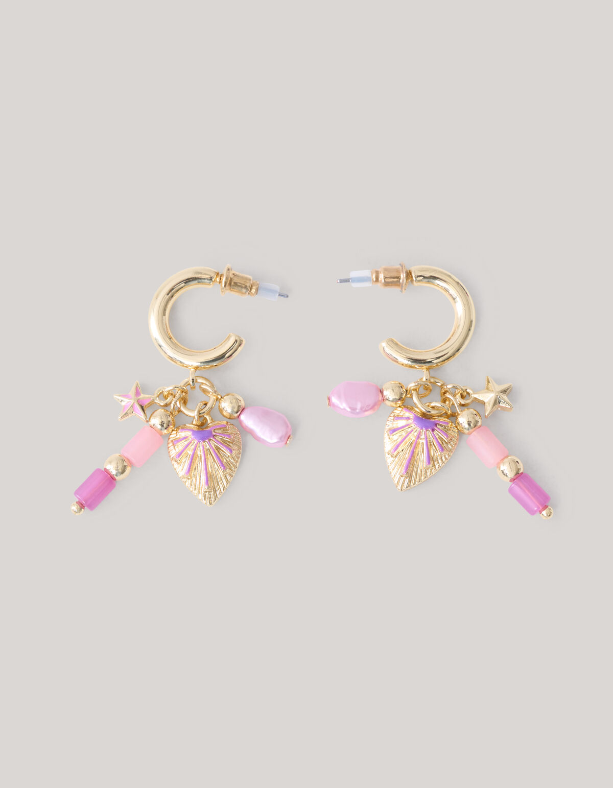 Charm-Ohrringe Gold SHOEBY ACCESSOIRES