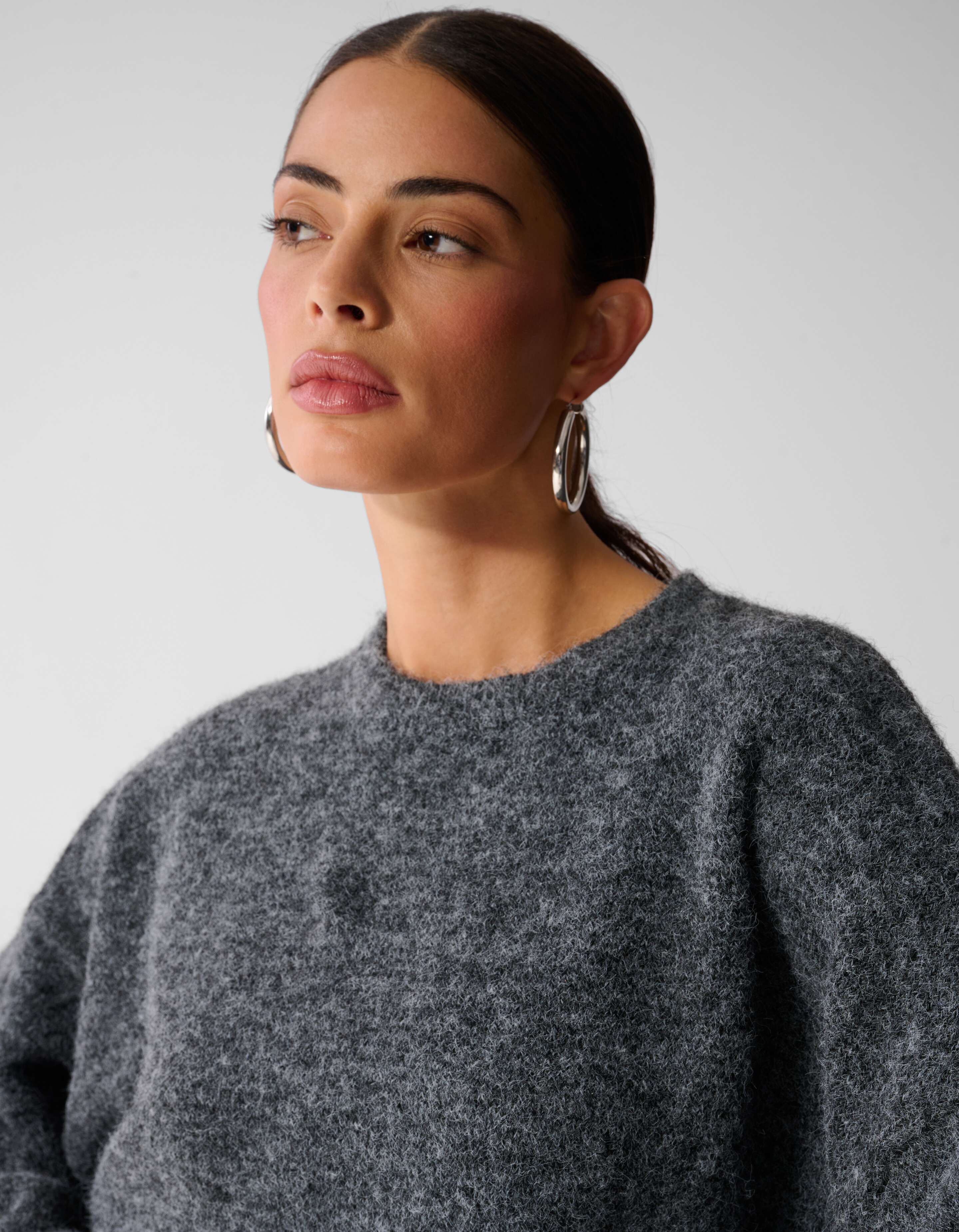 Strickpullover Dunkelgrau By Anna SHOEBY WOMEN