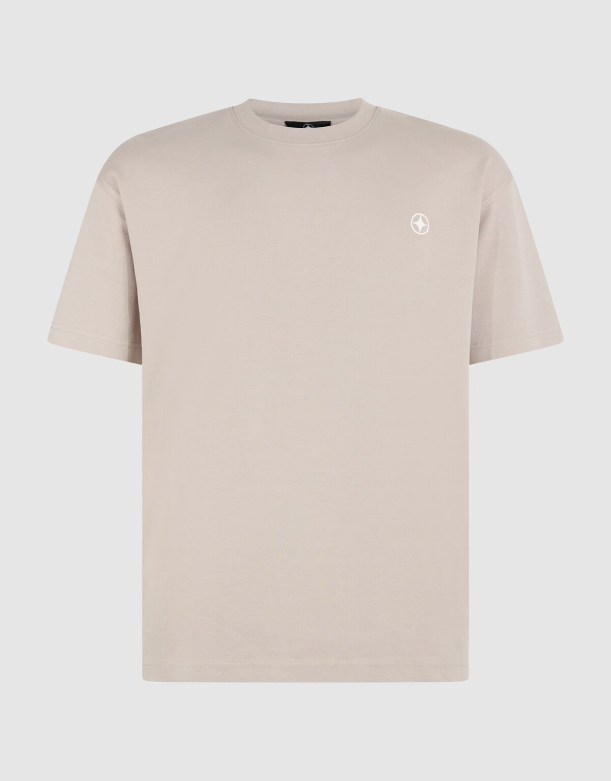 Spark Embroidery T-Shirt Hellbraun SHOEBY MEN