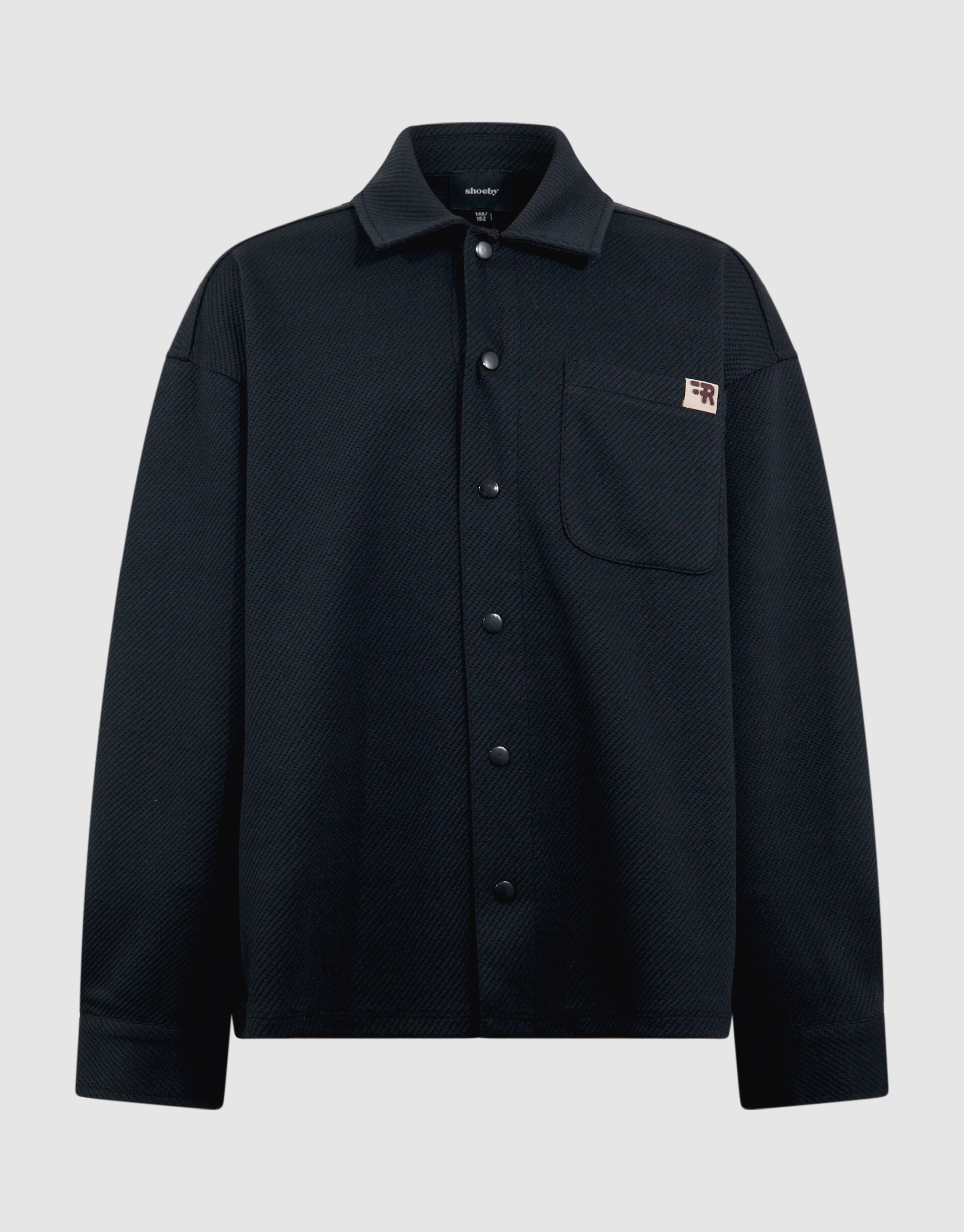Struktur Overshirt Dunkelgrau SHOEBY BOYS