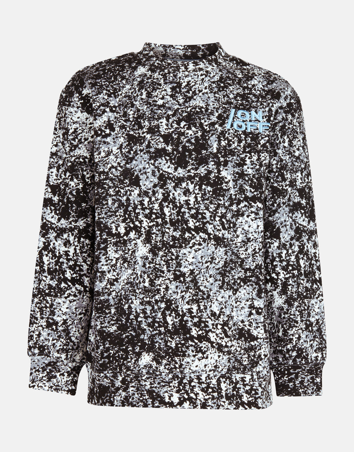 Bedruckter Pullover Schwarz/Weiß SHOEBY BOYS