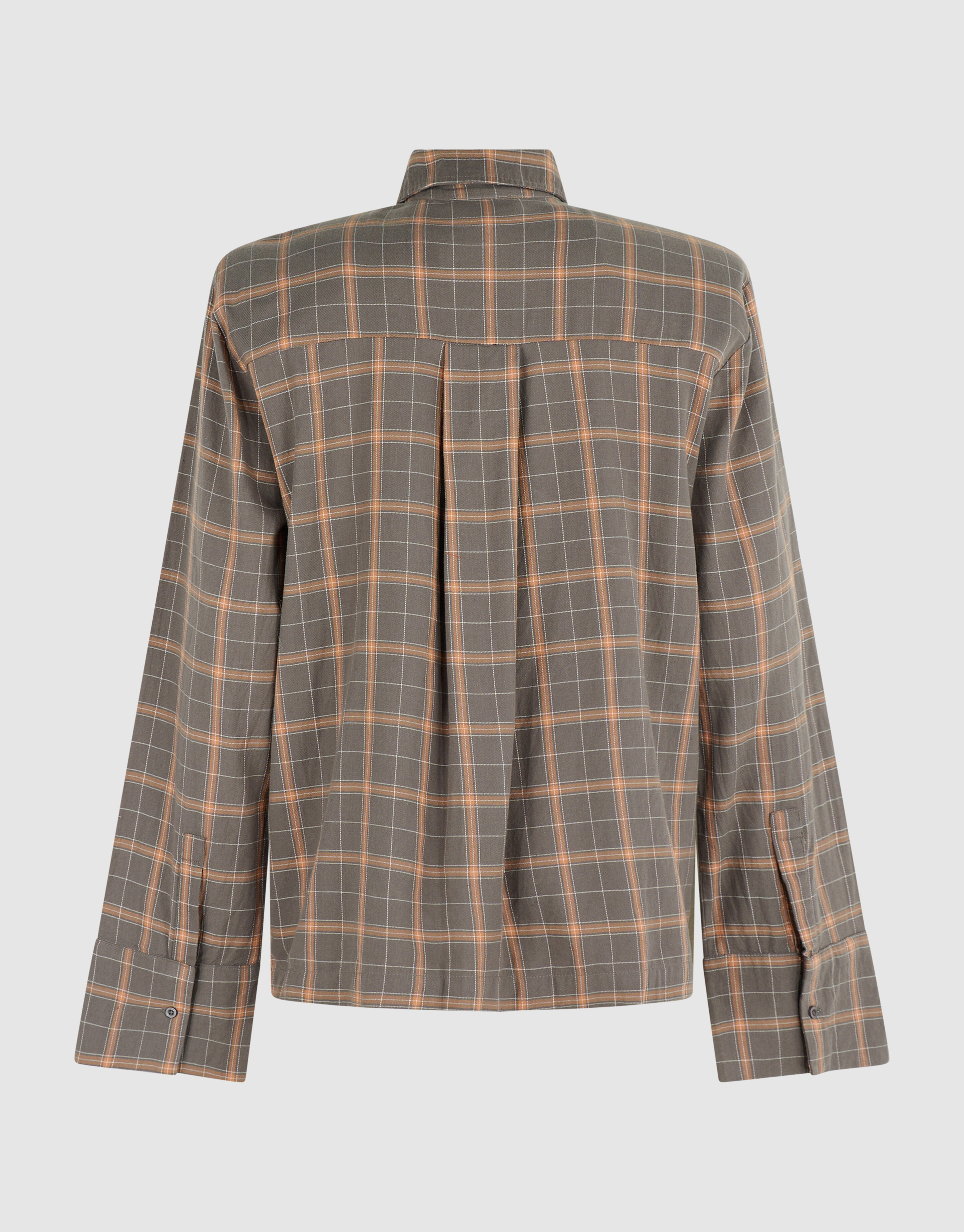 Karierte Bluse braun SHOEBY WOMEN