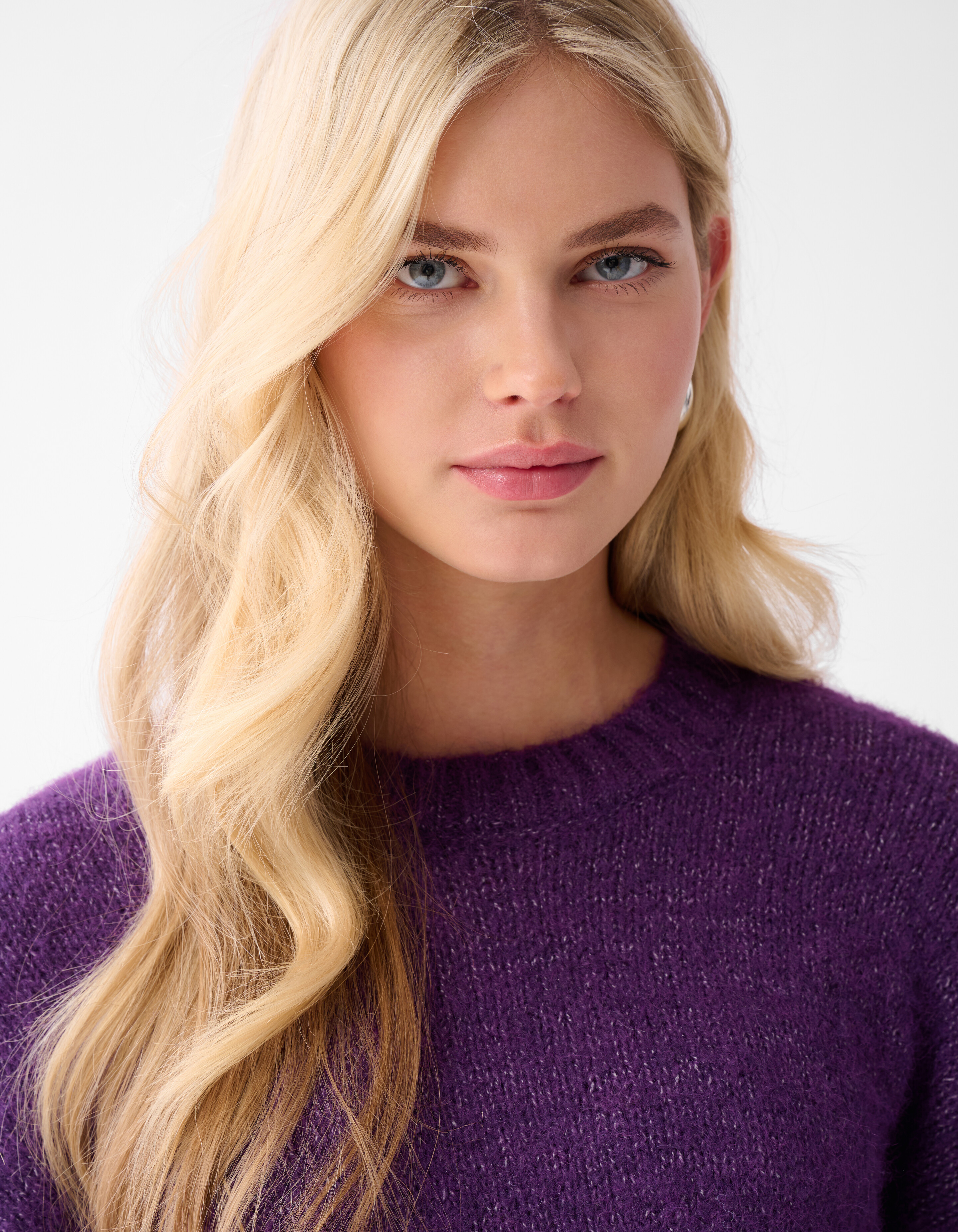 Pullover mit geraden Ärmeln Dunkelviolett SHOEBY WOMEN