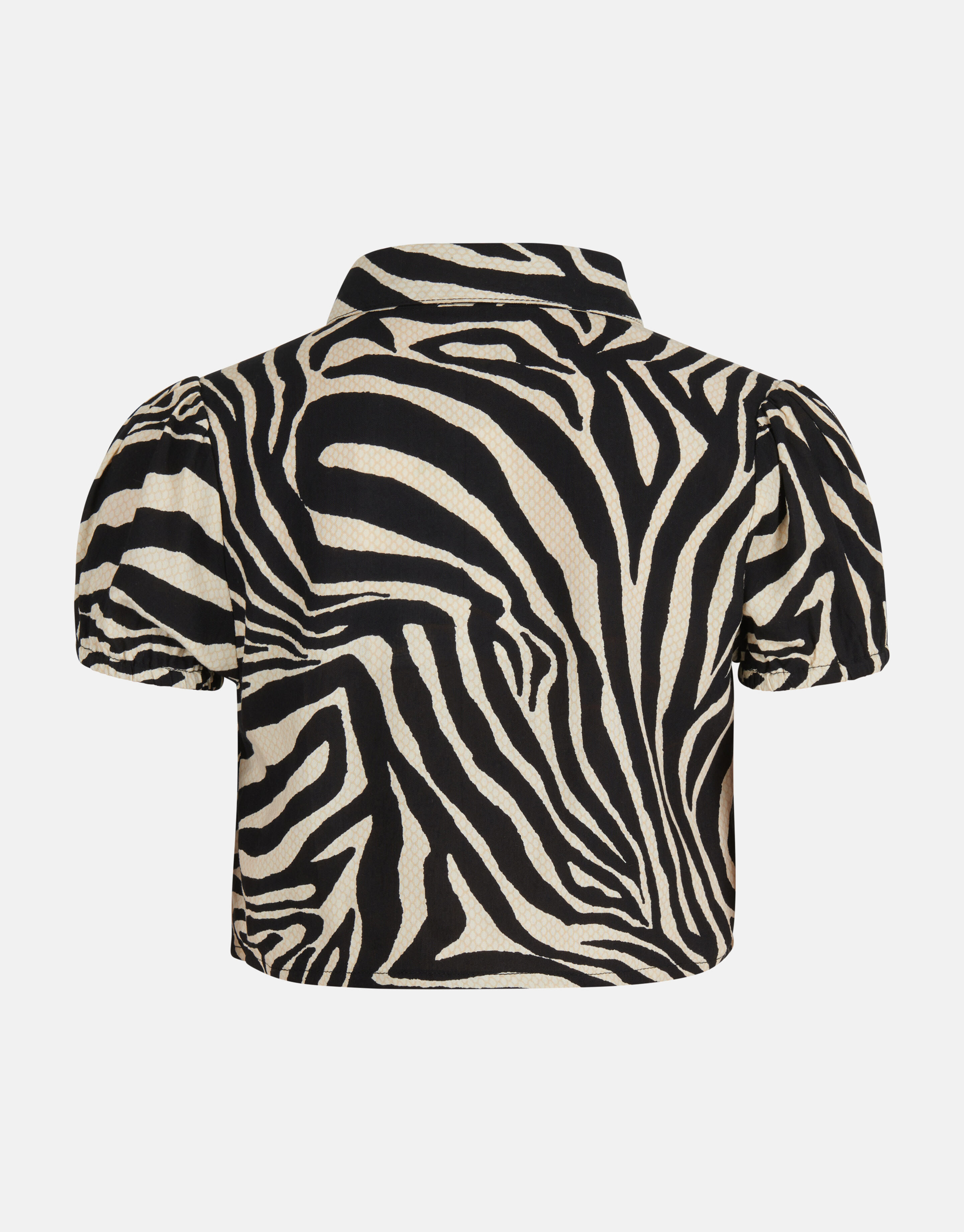 Zebra-Bluse Schwarz/ Off-white SHOEBY GIRLS