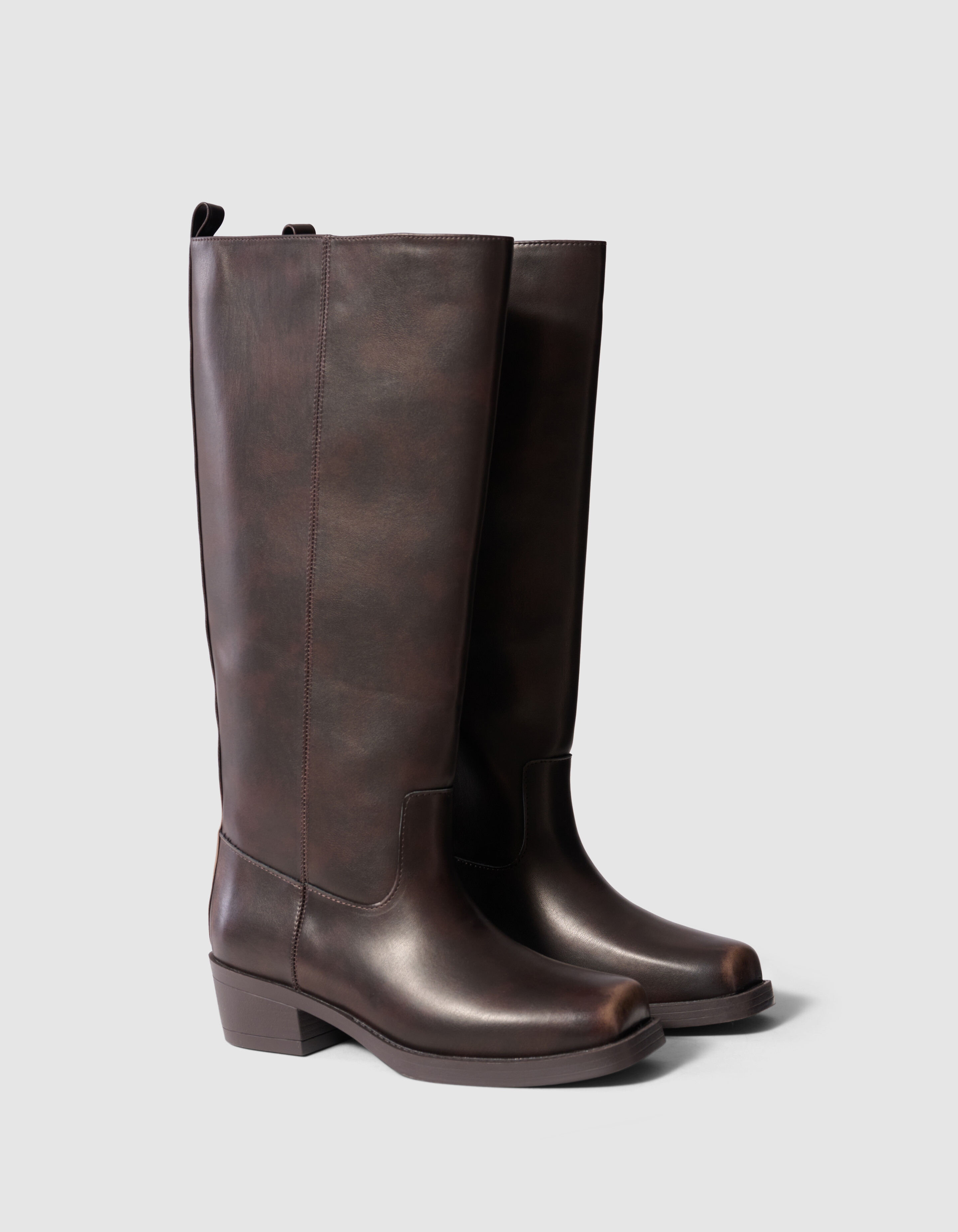 Hohe Stiefel dunkelbraun SHOEBY SHOES
