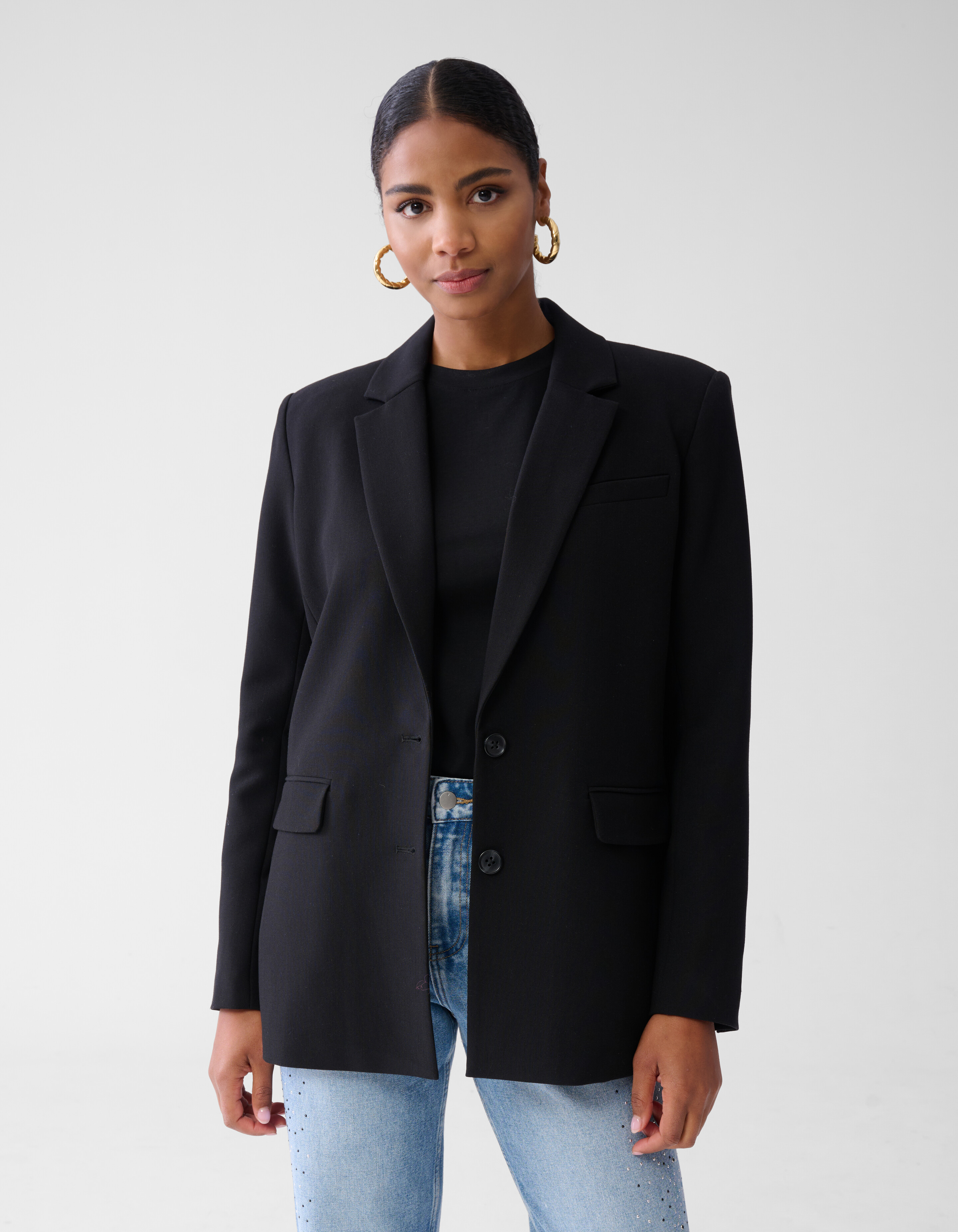 Basic Blazer Schwarz SHOEBY WOMEN
