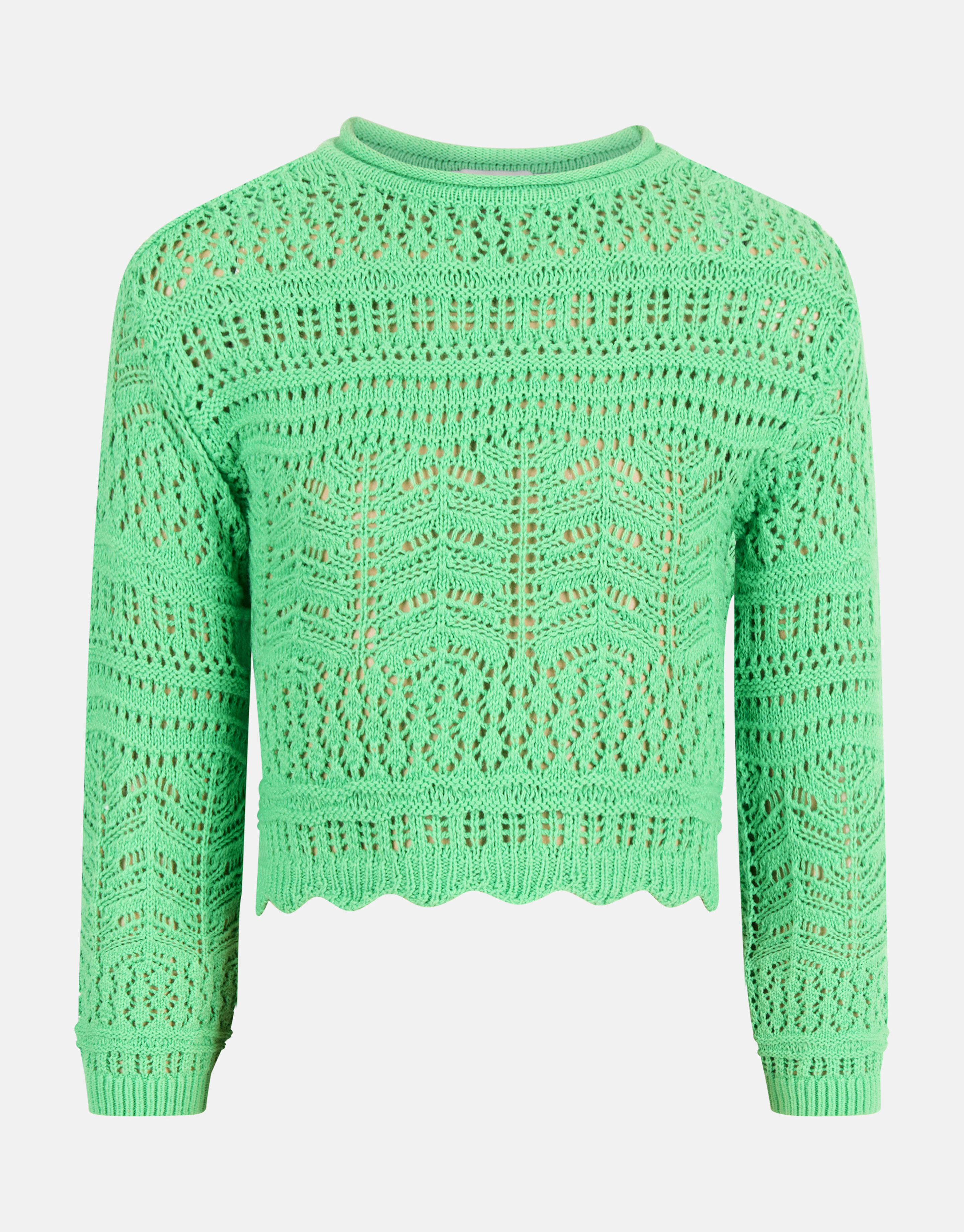 Häkelpullover Grün SHOEBY GIRLS