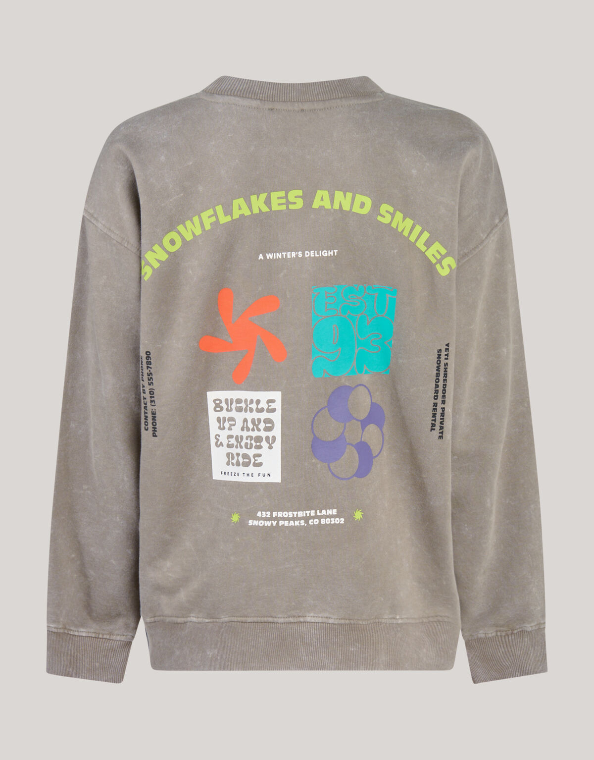 Gewaschener Pullover Bruin SHOEBY BOYS