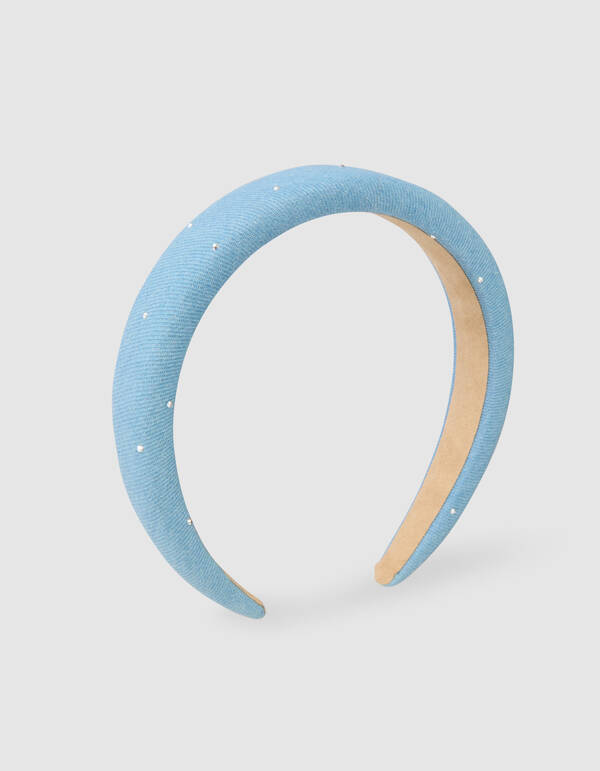 Strass-Haarband Blau SHOEBY ACCESSOIRES