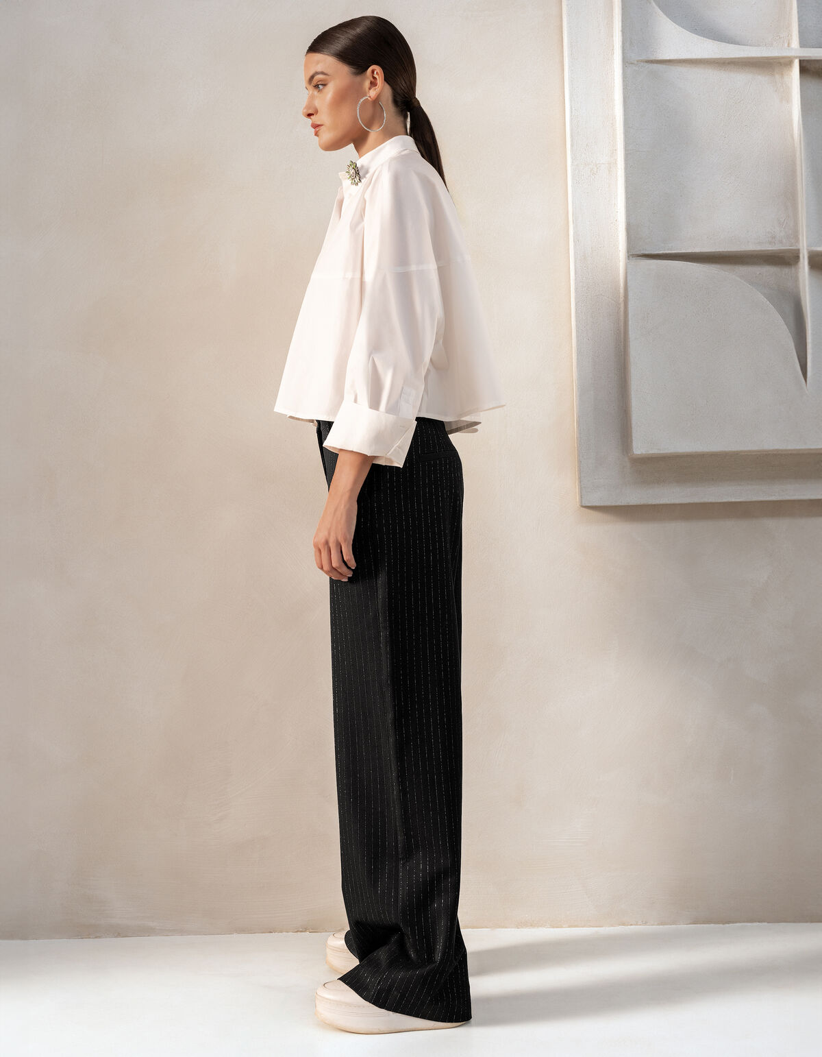 Weite Bluse Weiß By Mieke SHOEBY WOMEN