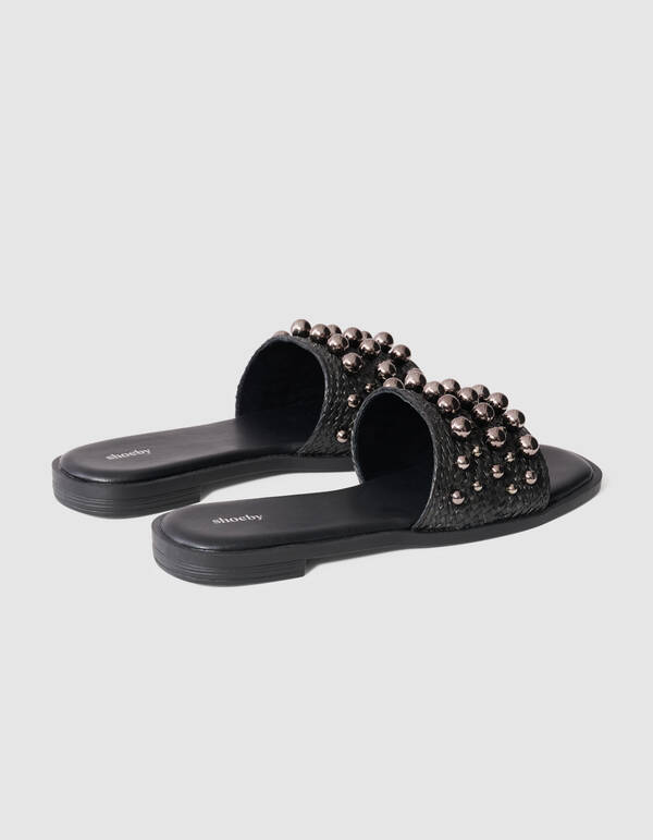 Charm Slipper Schwarz SHOEBY SHOES