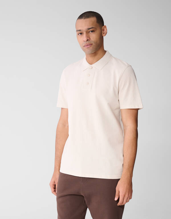 Gestricktes Polo Sand SHOEBY MEN