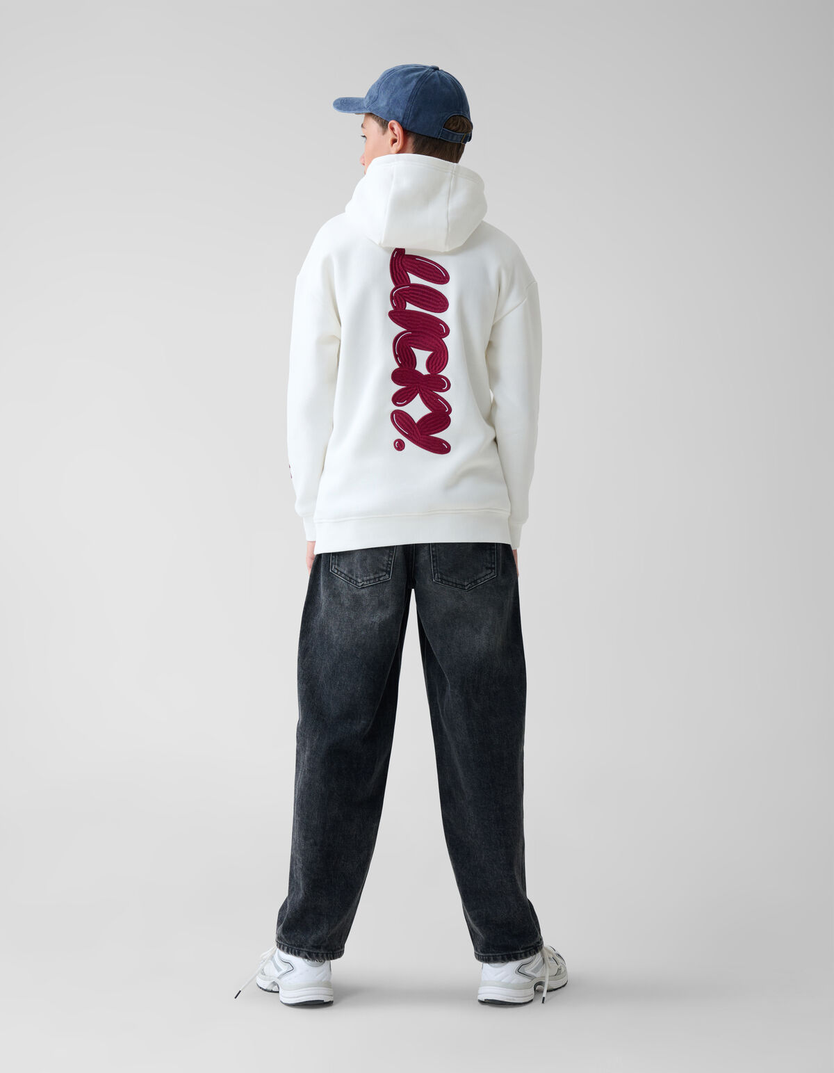 Lucky Hoodie Off-white SHOEBY BOYS