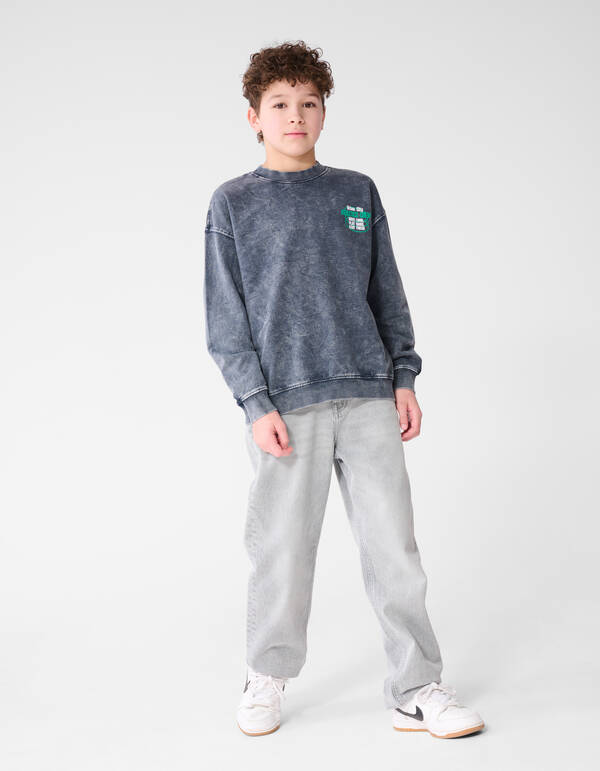 Urban City Pullover Dunkelgrau SHOEBY BOYS