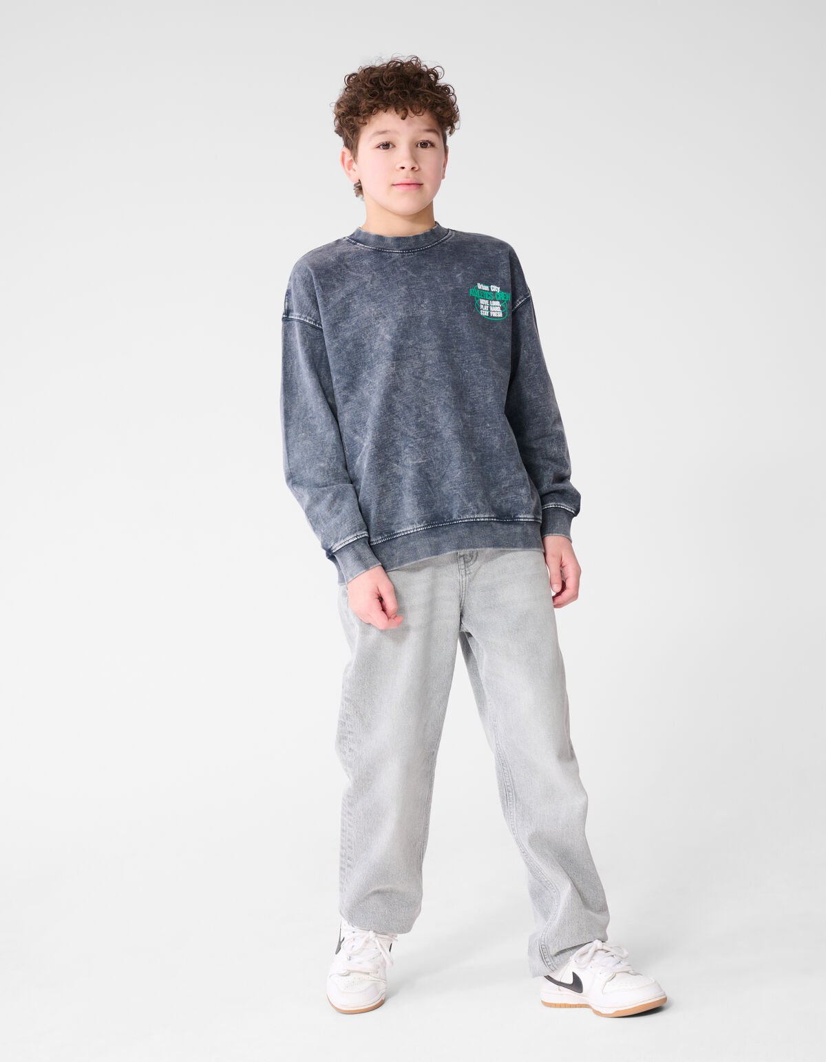 Urban City Pullover Dunkelgrau SHOEBY BOYS
