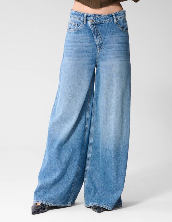 Jeans mit asymmetrischer, extrem weit geschnittene SHOEBY WOMEN