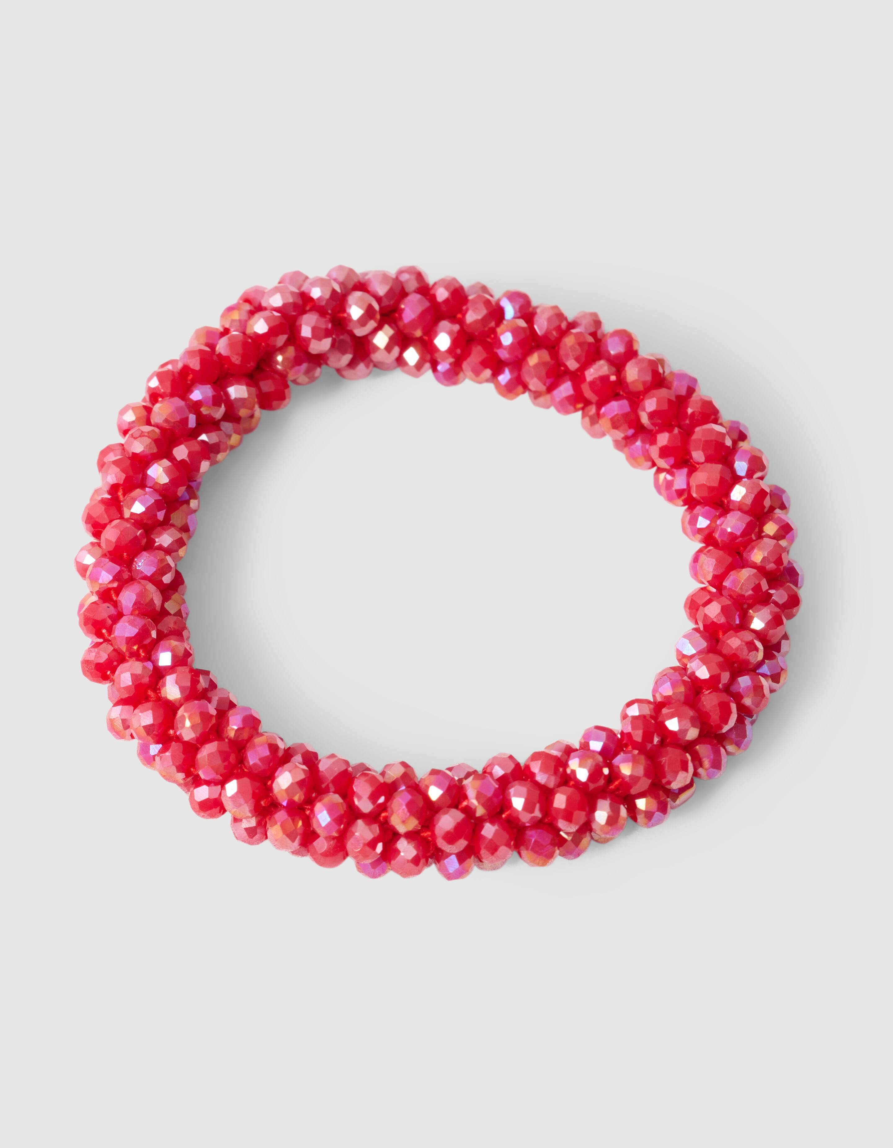 Perlen-Haargummi Rot SHOEBY ACCESSOIRES