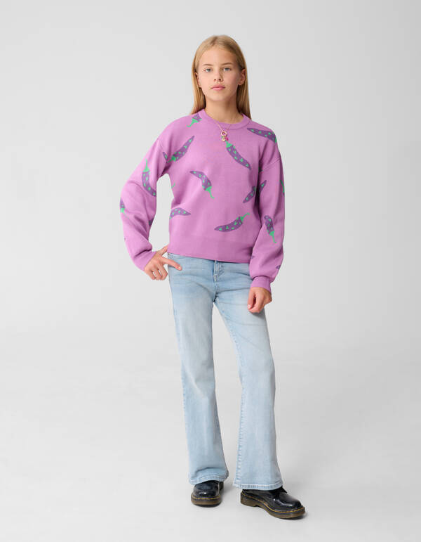 Pepper Artwork Pullover Rosa SHOEBY GIRLS