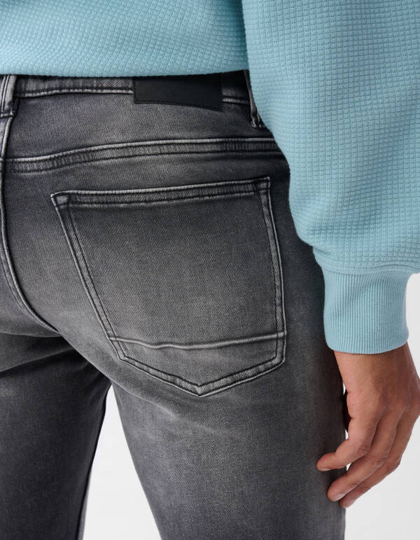 Slim Fit Jog Jeans Grijs L32 SHOEBY MEN