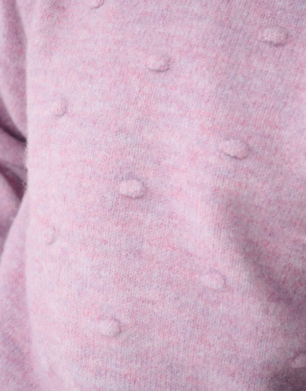 Gepunkteter Strickpullover Lila SHOEBY GIRLS