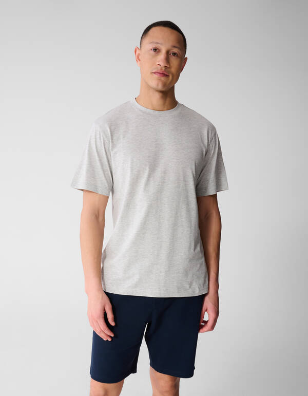 Logo Artwork T-Shirt Hellgrau SHOEBY MEN