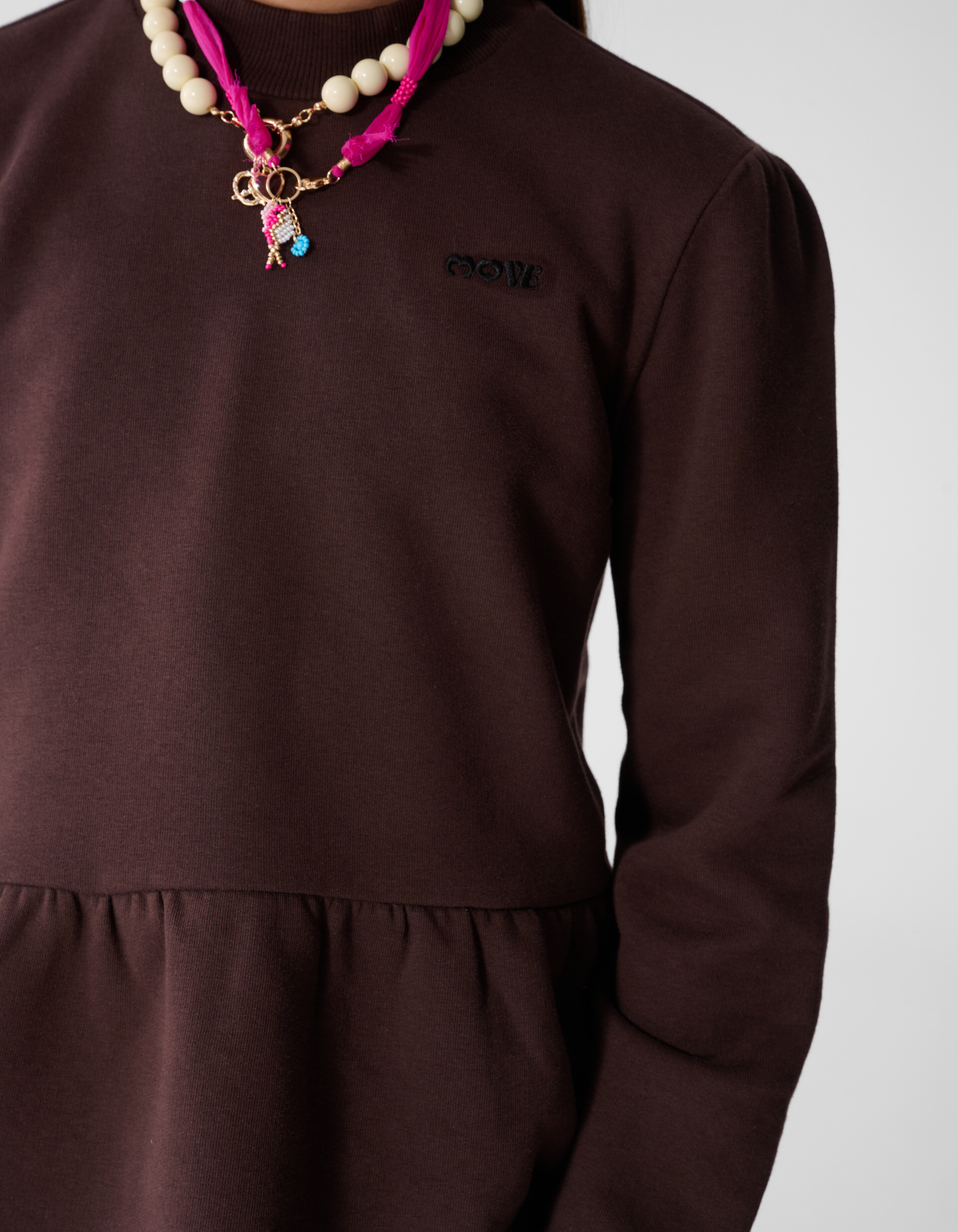 Peplum Pullover Braun SHOEBY GIRLS