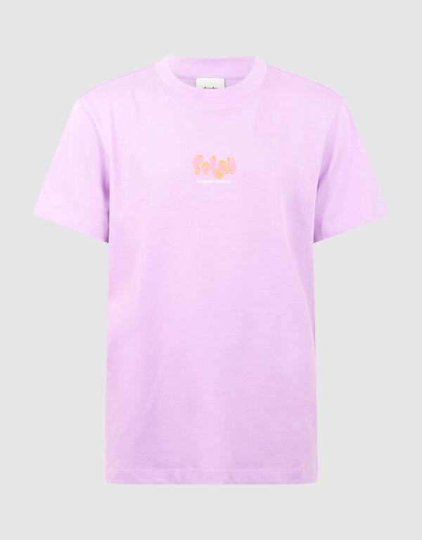Soleil Artwork T-Shirt Helllila SHOEBY GIRLS