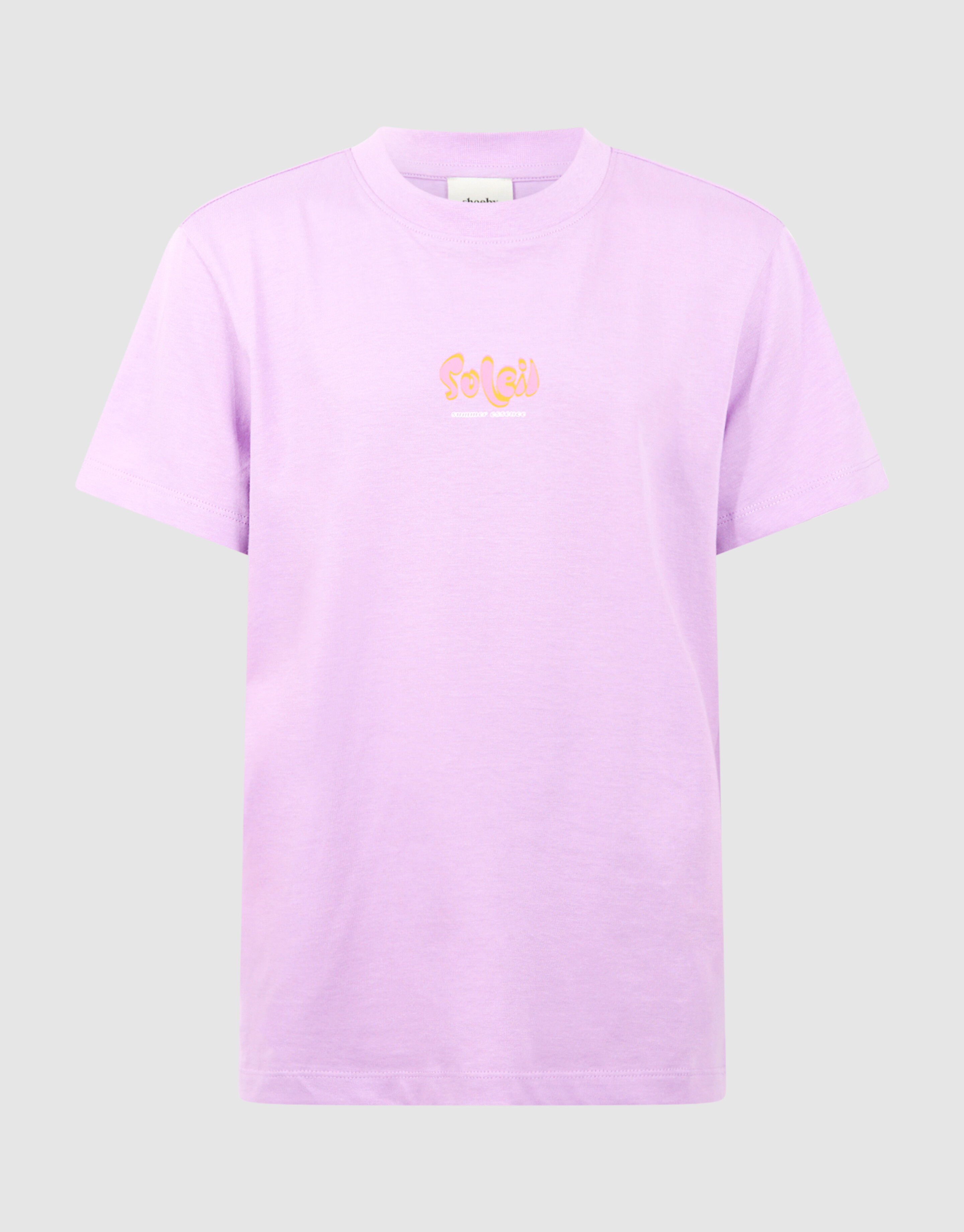 Soleil Artwork T-Shirt Helllila SHOEBY GIRLS