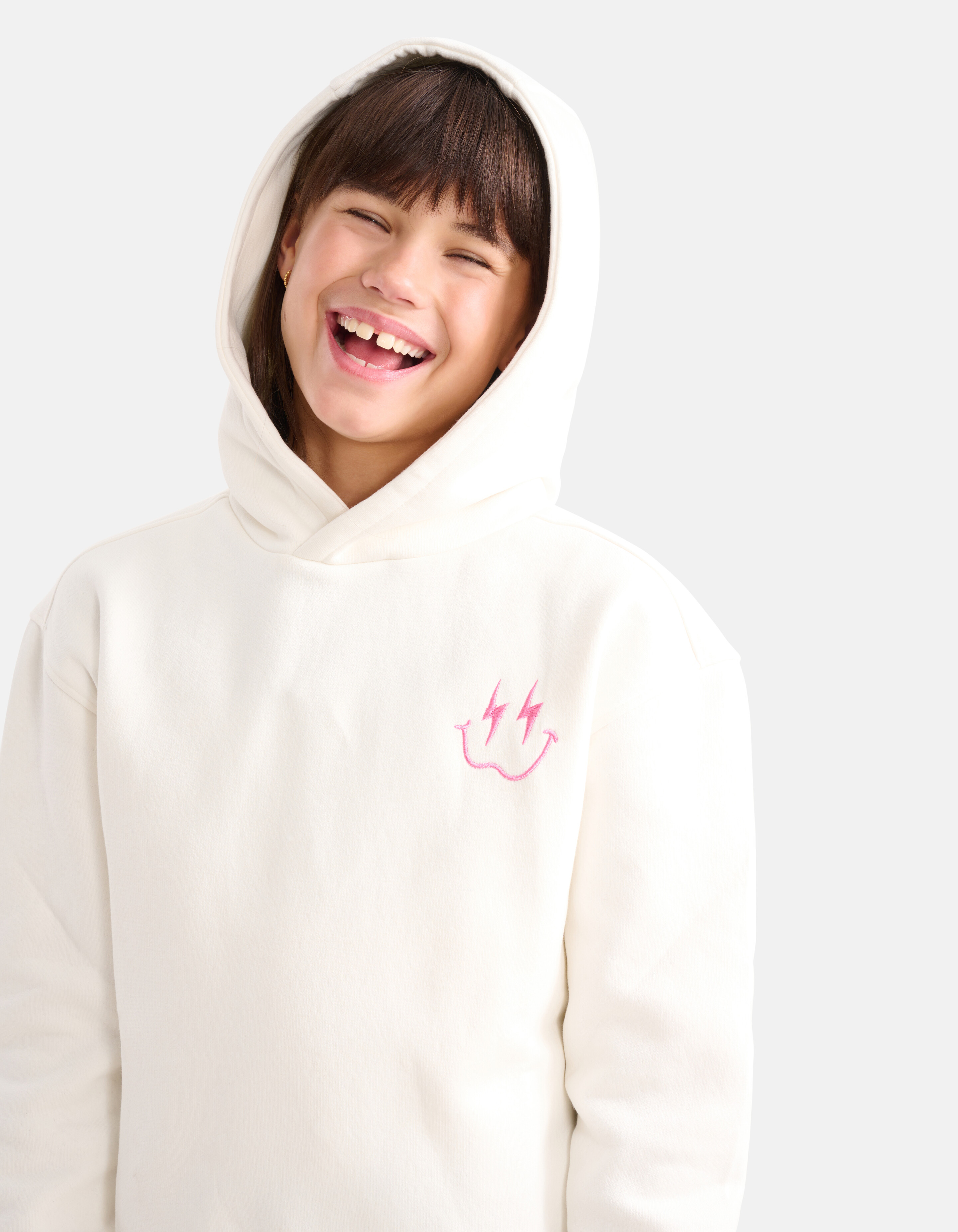 Artwork Hoodie Off White SHOEBY GIRLS