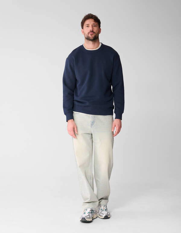 Rib Spark Sweater Dunkelblau SHOEBY MEN