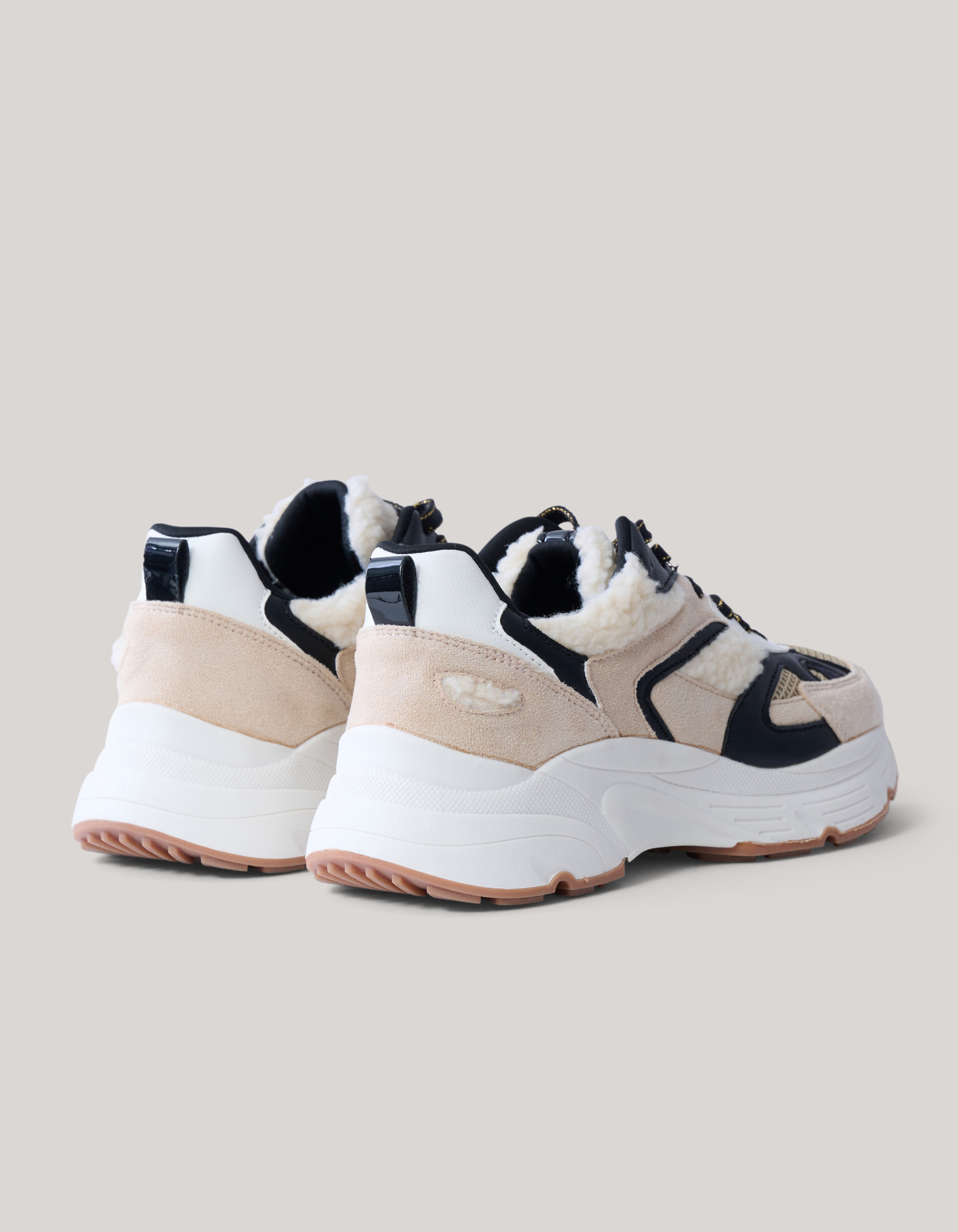 Teddy Turnschuhe Beige SCHOENEN SHOEBY