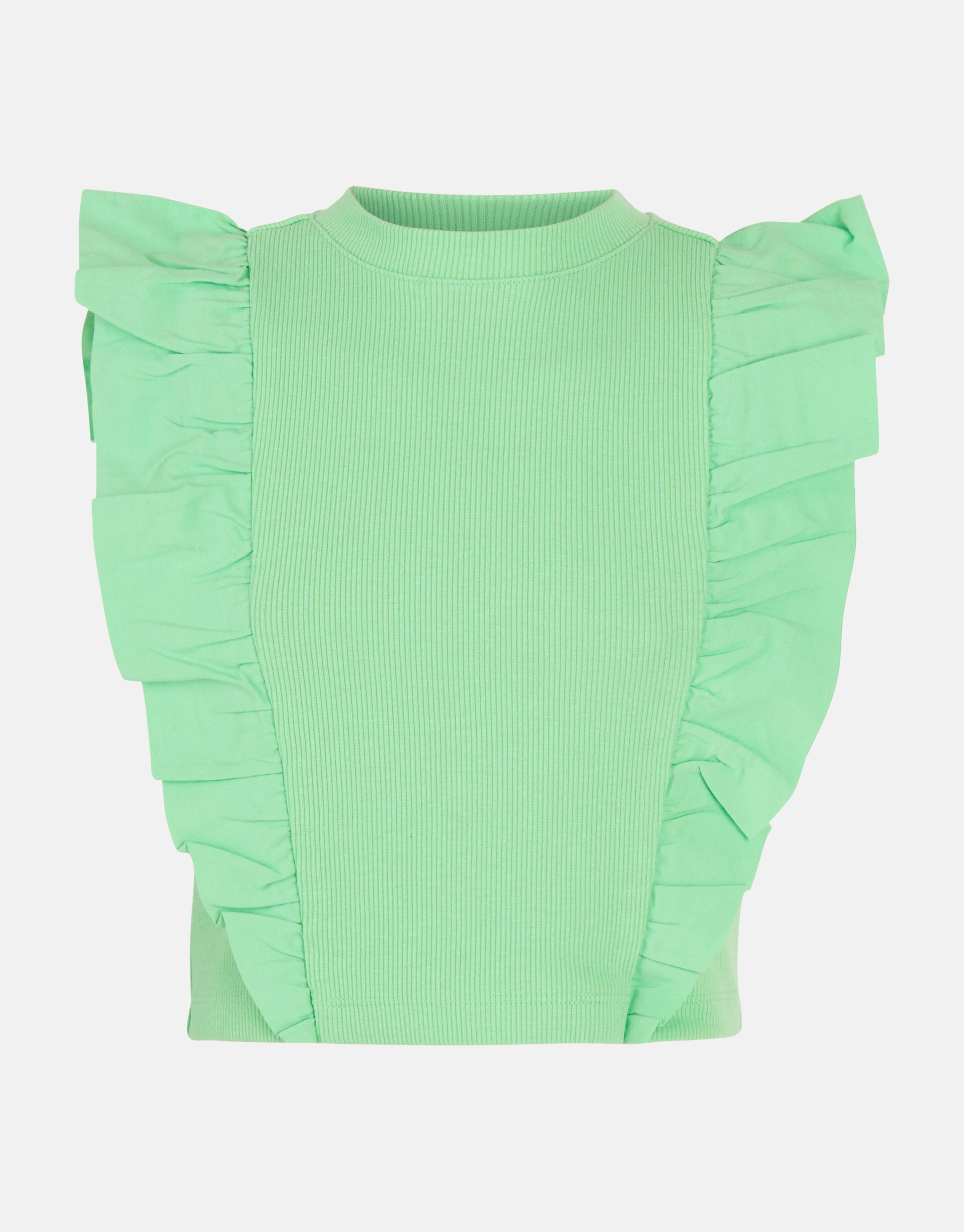 Rüschen-T-Shirt Grün SHOEBY GIRLS