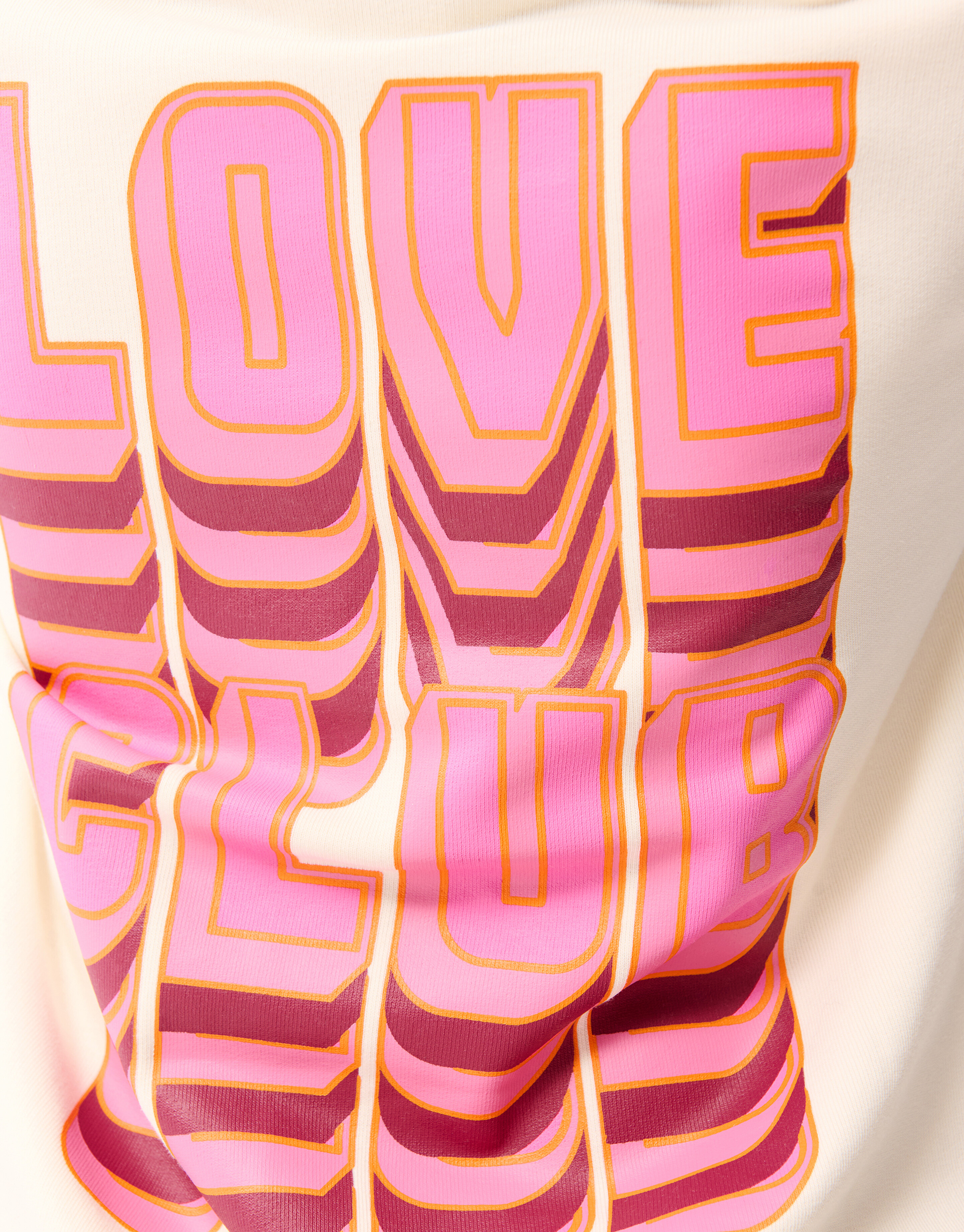 Love Club Kunstwerk Hoodie Off White SHOEBY GIRLS