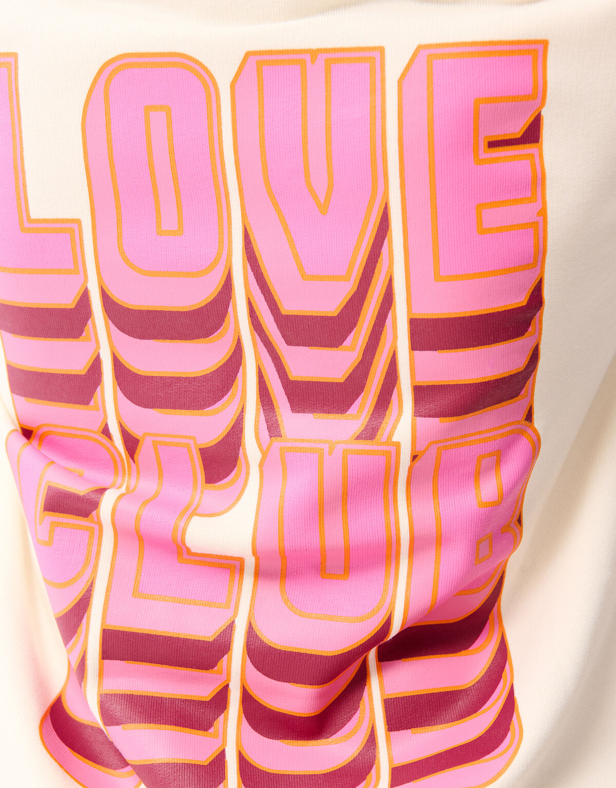 Love Club Kunstwerk Hoodie Off White SHOEBY GIRLS