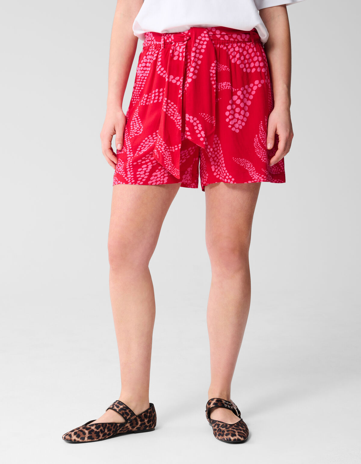 Bedruckte Shorts Rot SHOEBY WOMEN