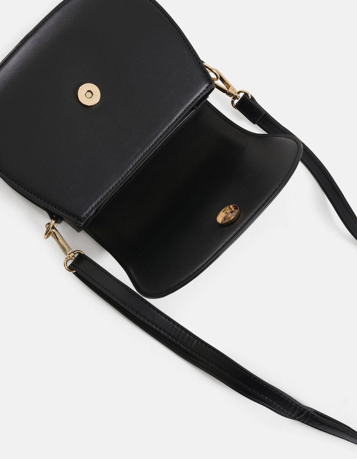 Vegan Leren Tas Zwart SHOEBY ACCESSOIRES