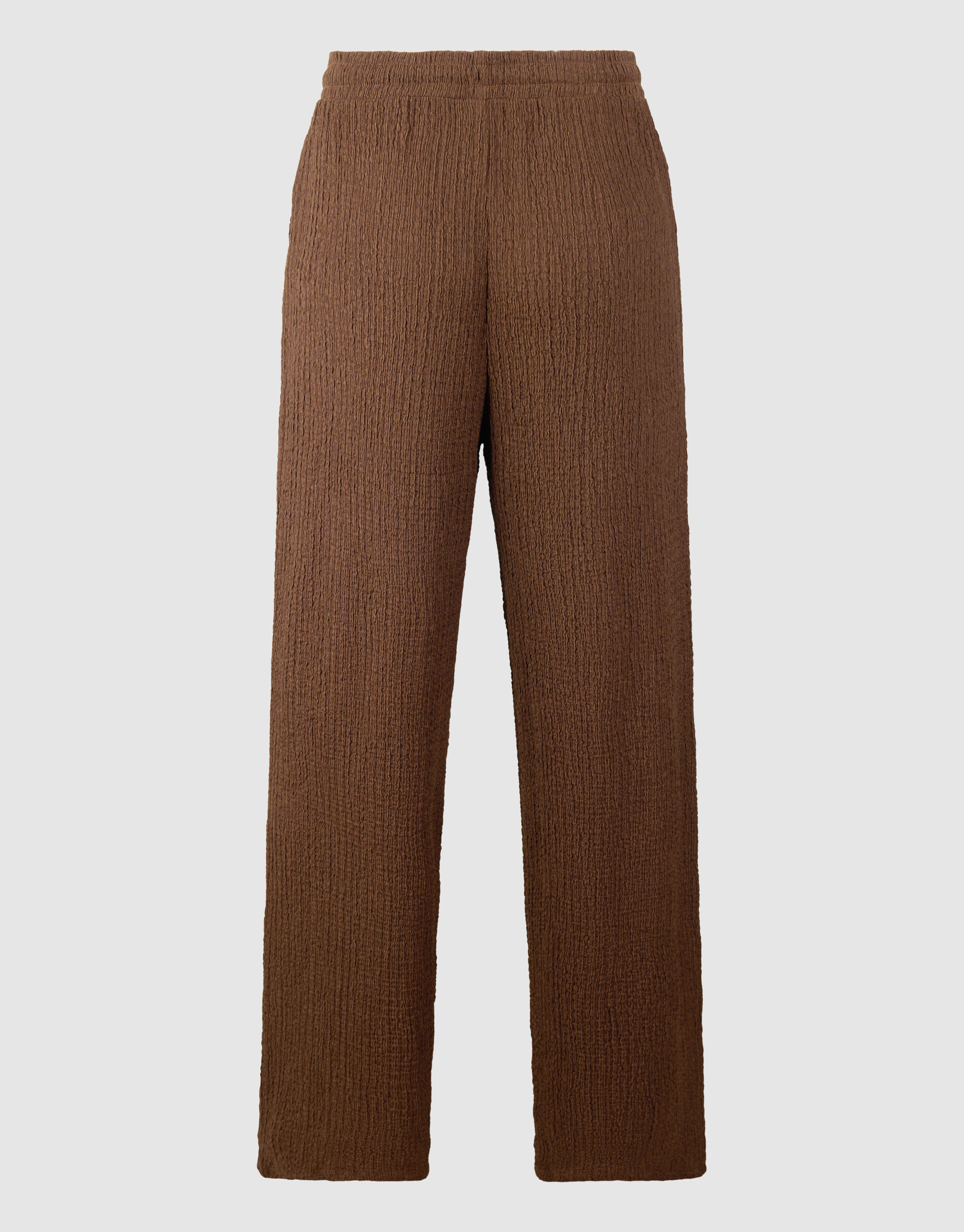 Crinkle Wide-Leg-Hose Braun SHOEBY WOMEN