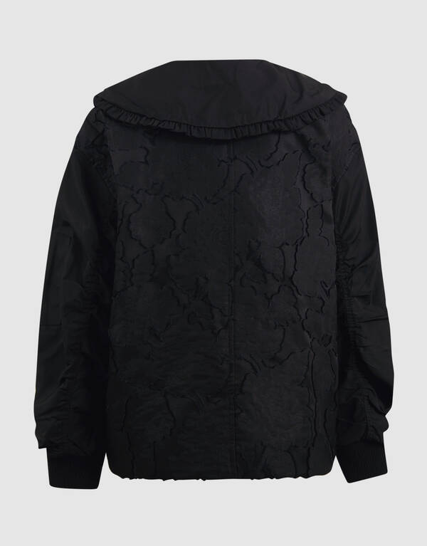 Bomberjacke mit Kragen in Schwarz SHOEBY GIRLS