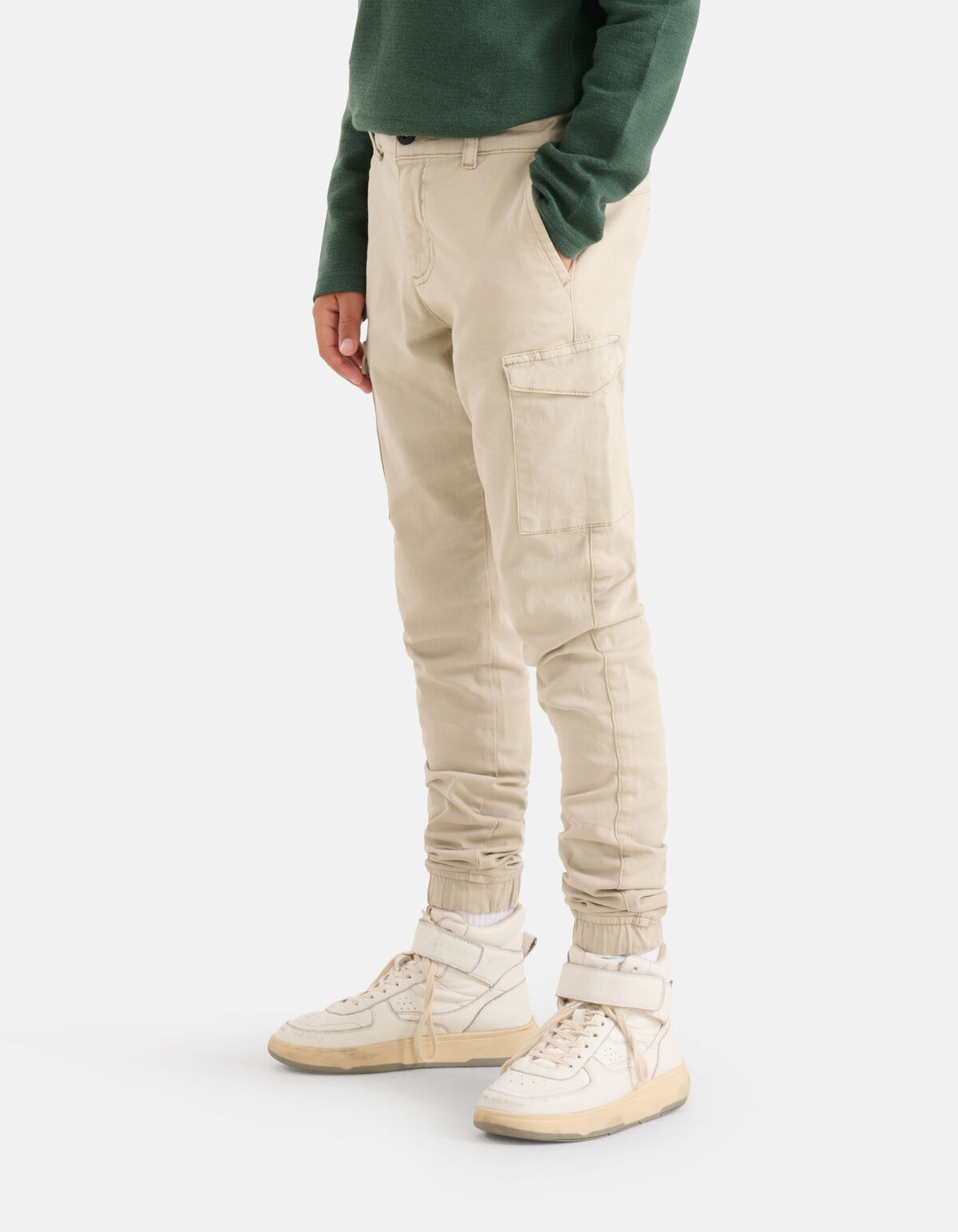 Cargohose Beige SHOEBY BOYS