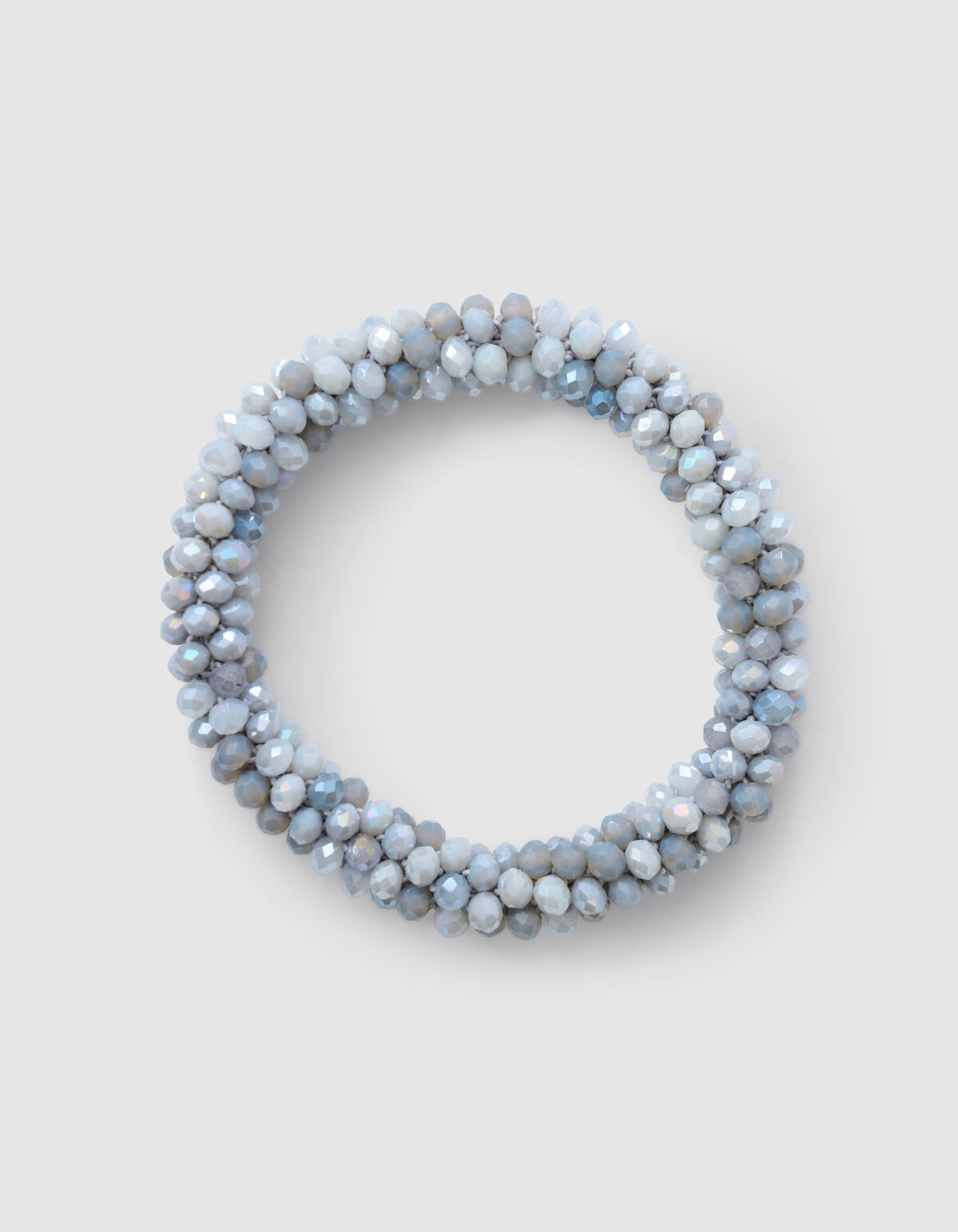 Beaded Haarband hellgrau SHOEBY ACCESSOIRES