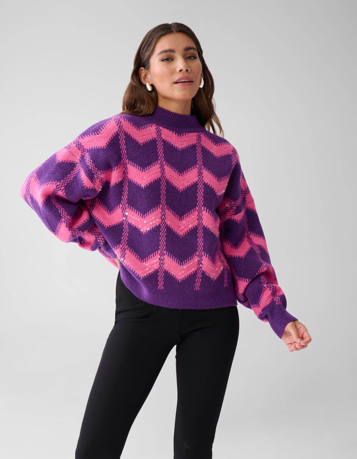 Pullover mit Herzmotiv Off White von Furmey SHOEBY WOMEN