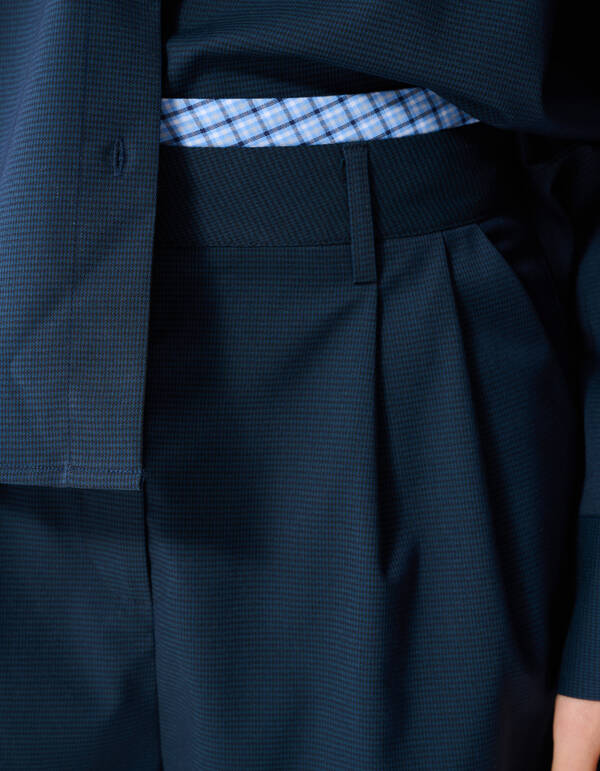 Karo Short Dunkelblau SHOEBY WOMEN