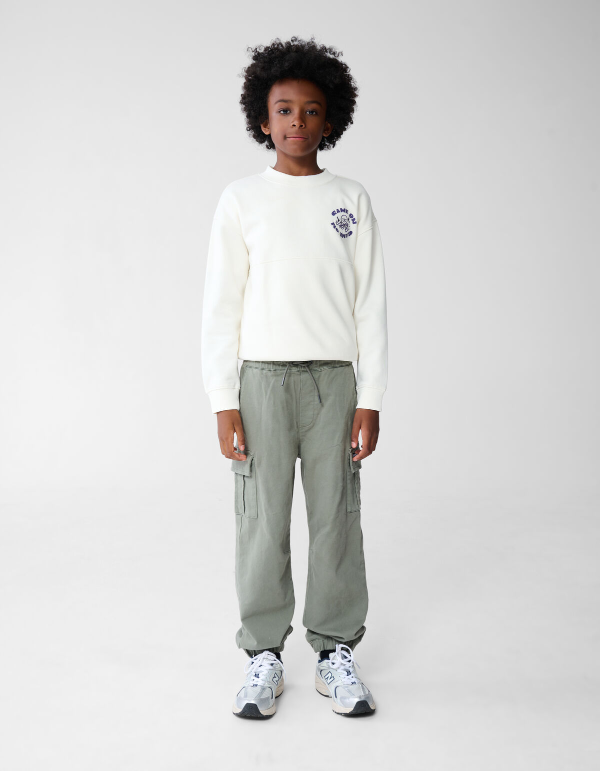 L&auml;ssige Jogging Cargo-Hose Khaki SHOEBY BOYS