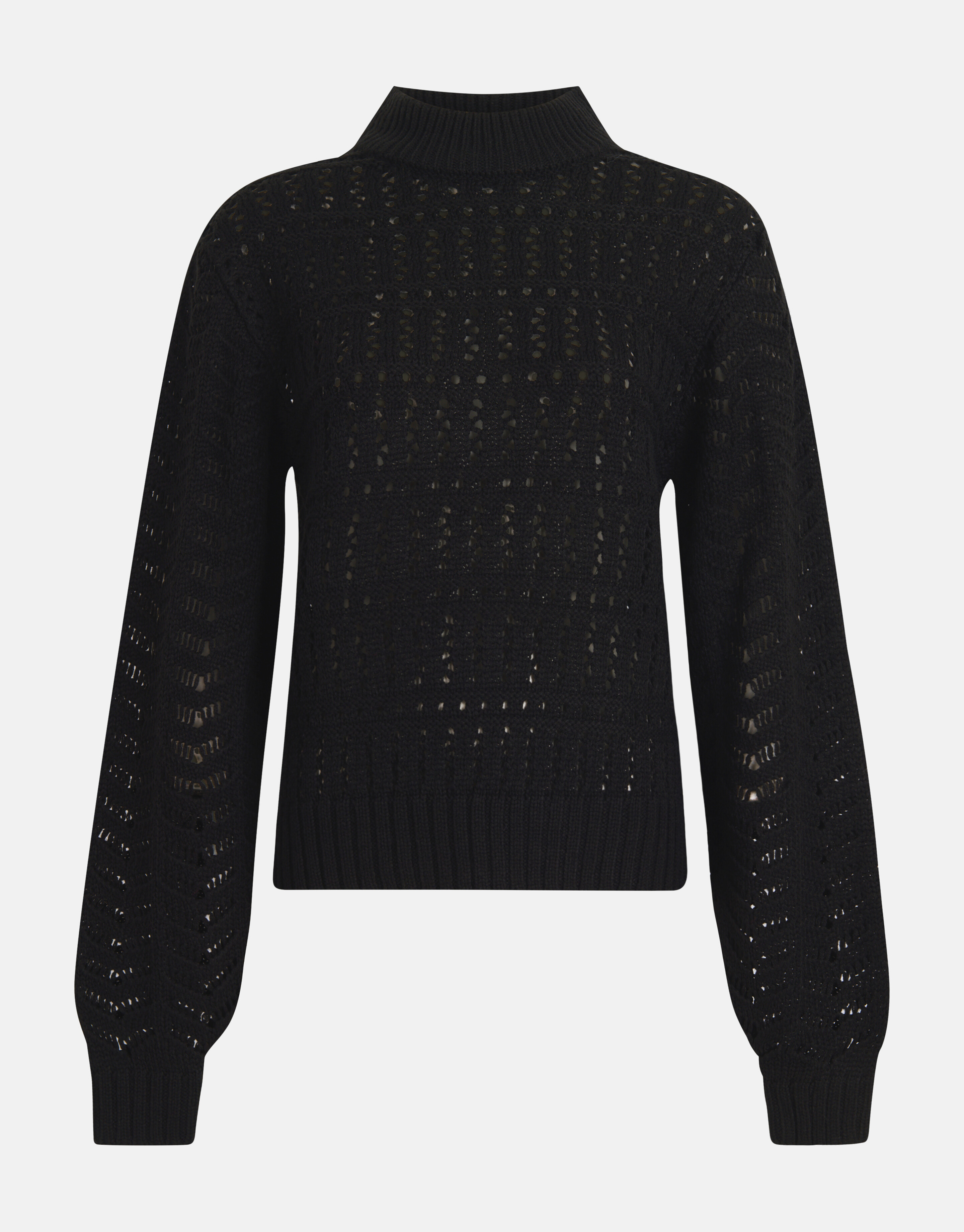 Open-knit Pullover Schwarz SHOEBY WOMEN