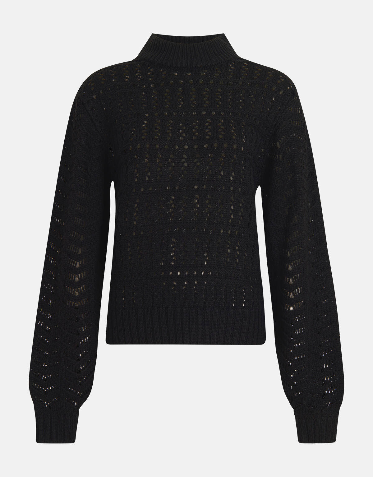 Open-knit Pullover Schwarz SHOEBY WOMEN